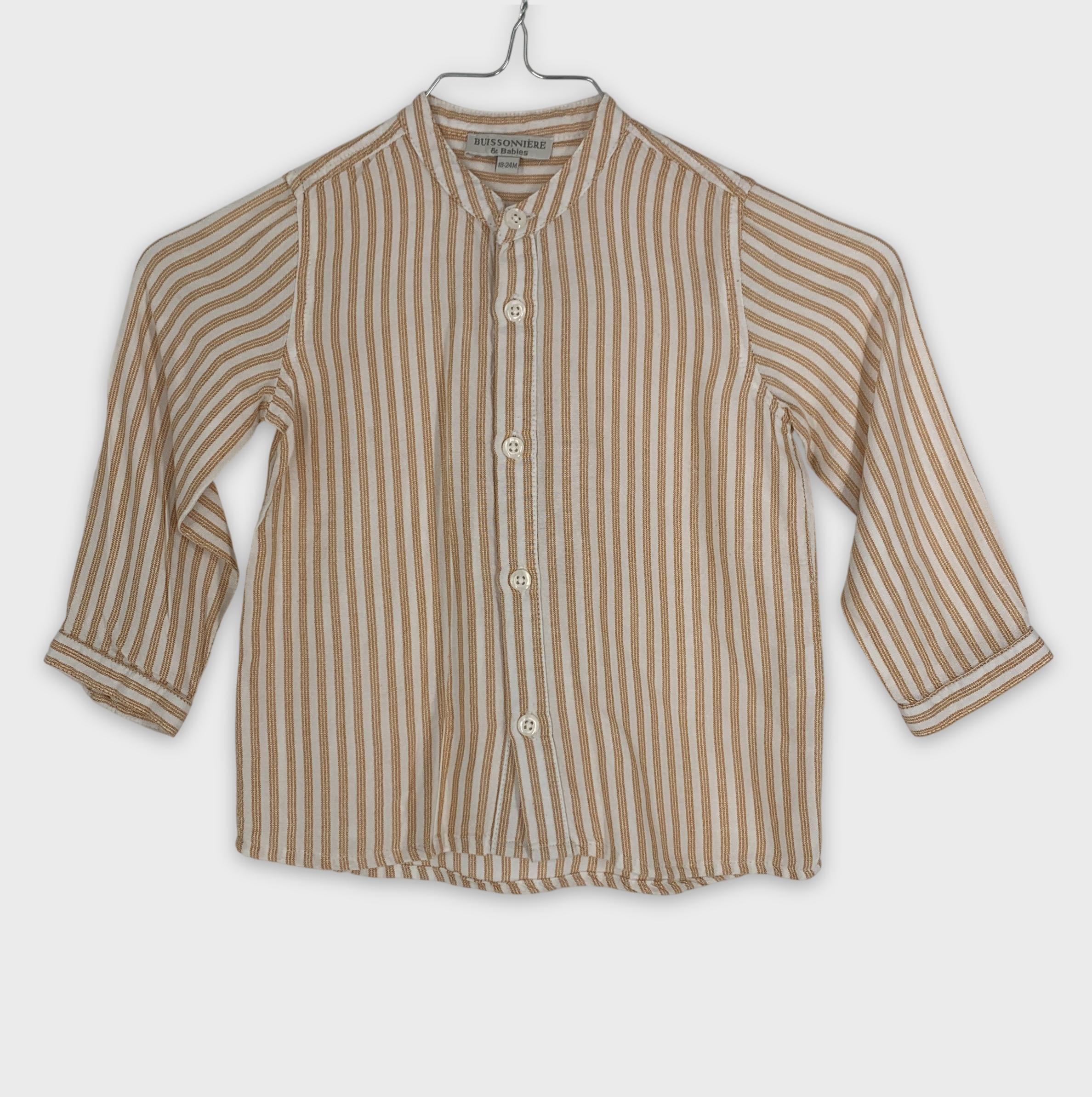 0-Buissonnière & Babies Chemise rayée 18-24M