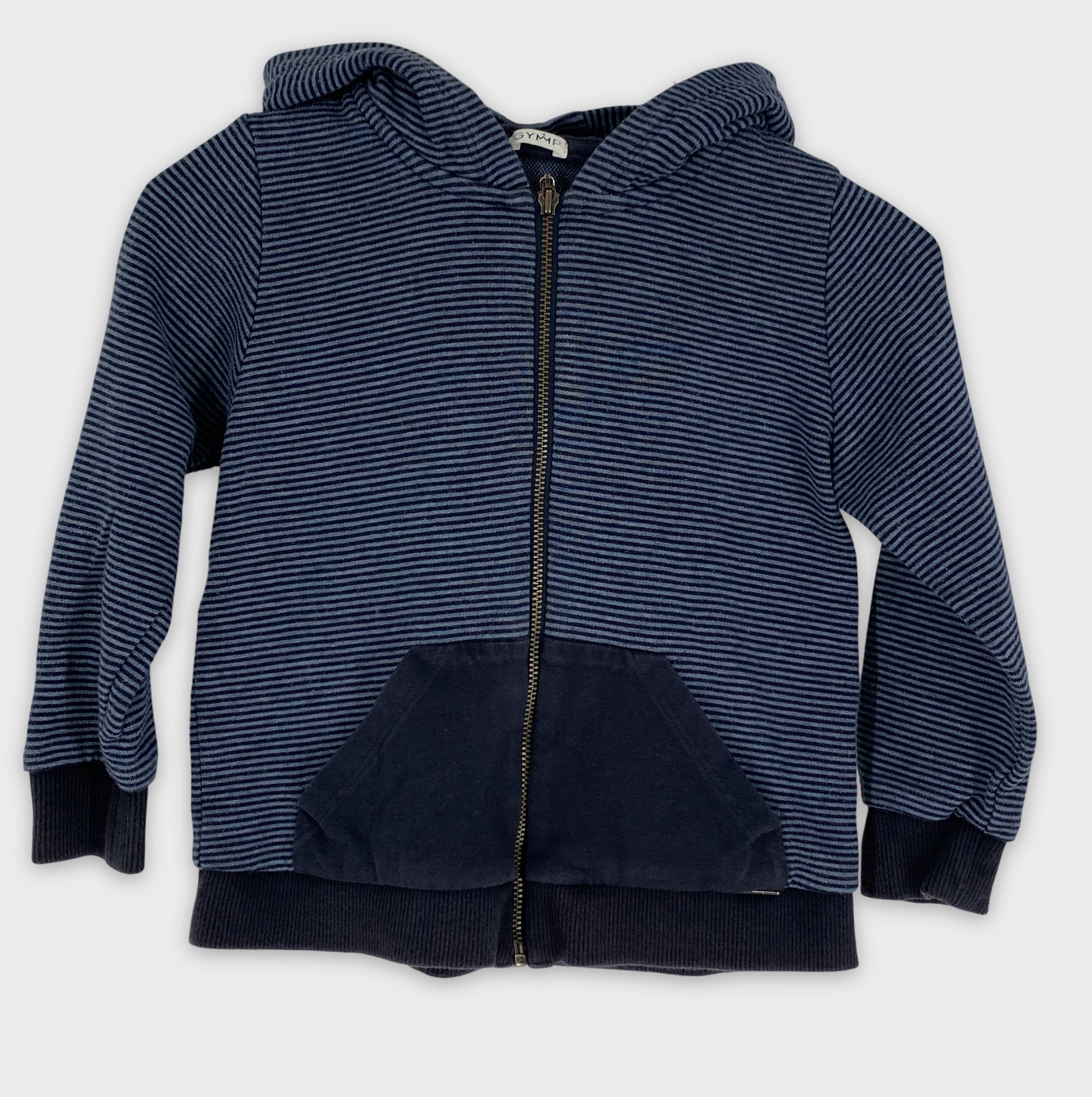 0-GYMP Gilet à capuche rayé 🧥