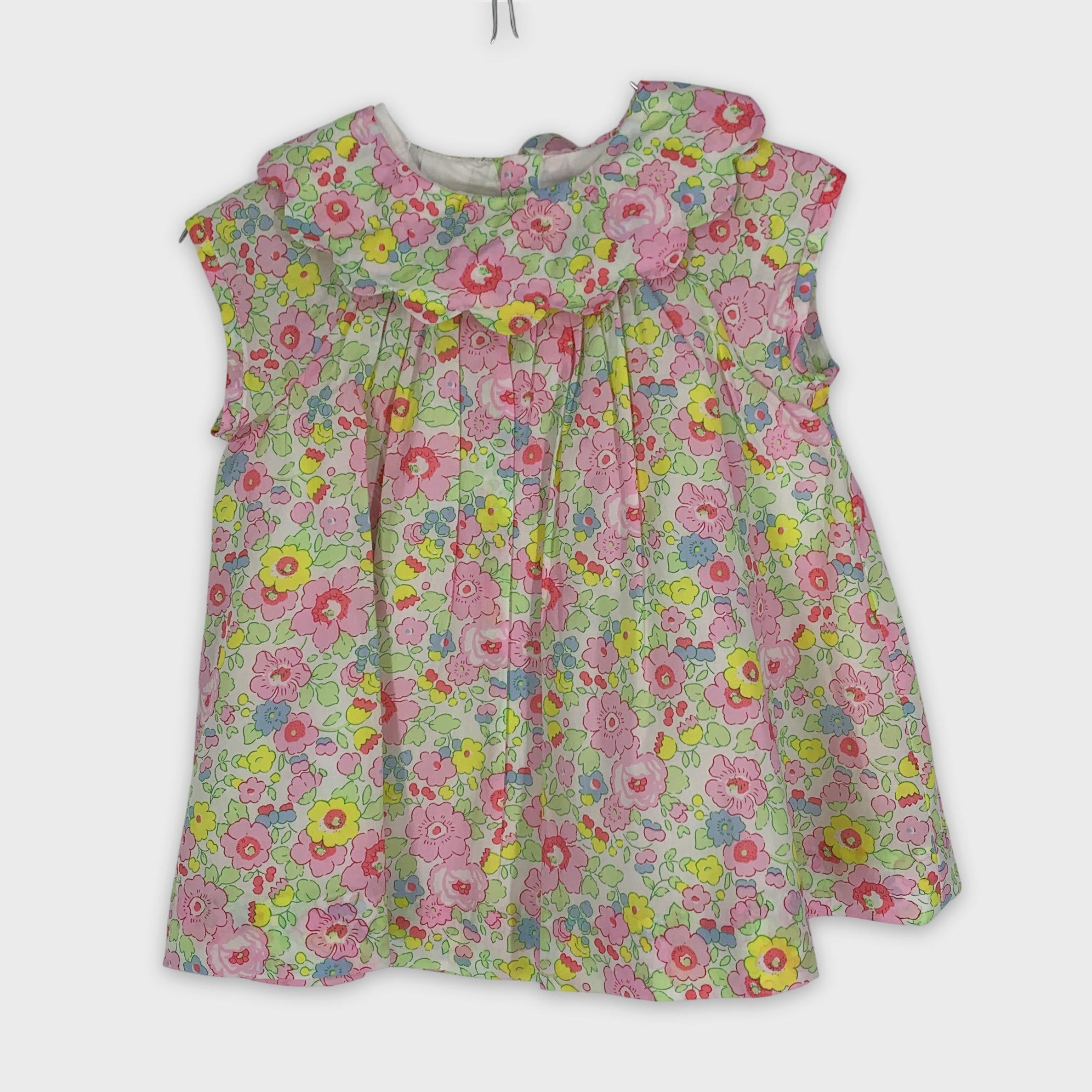 0-Robe Jacadi Paris à fleurs 🌸🌼🌺