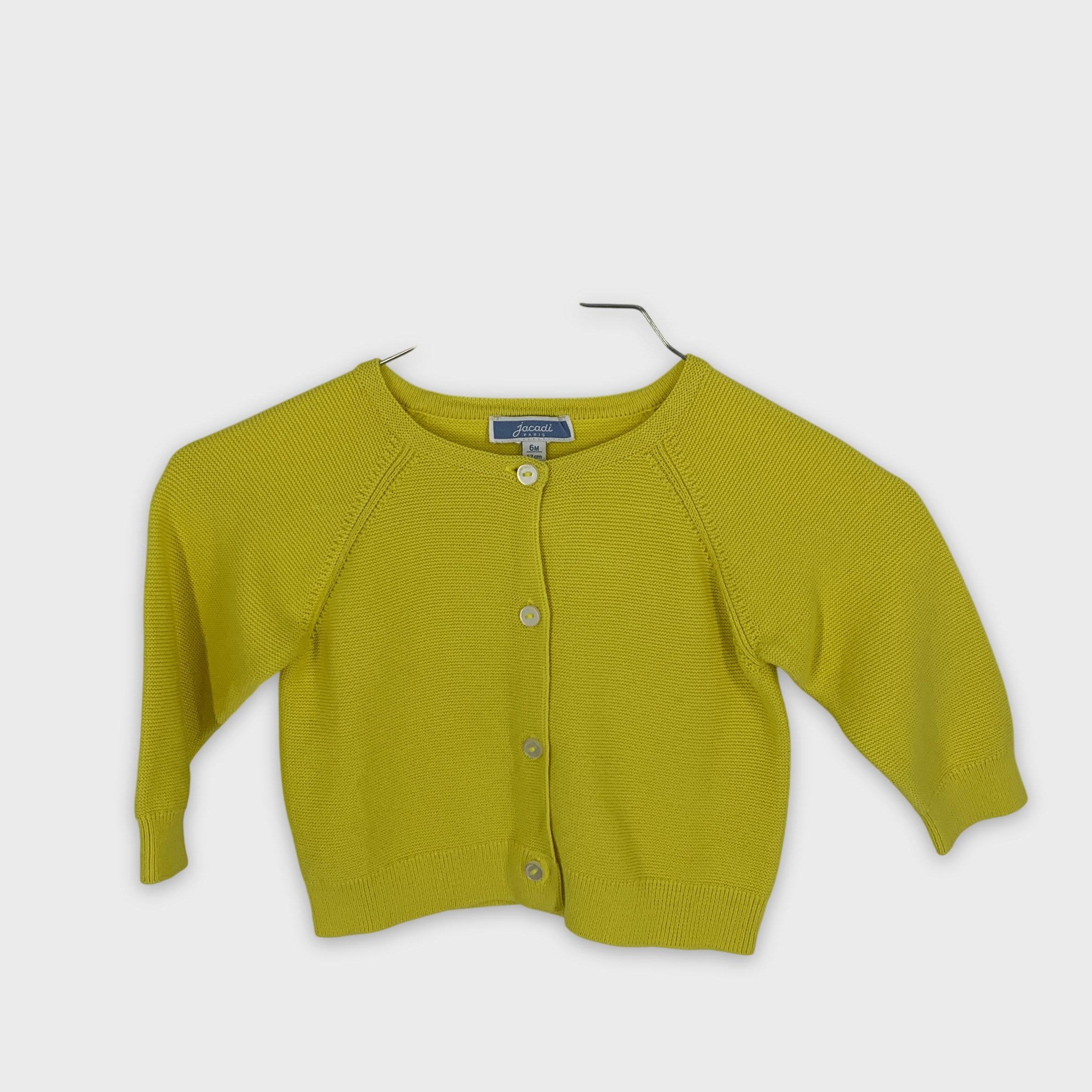 0-Gilet Jacadi Paris, 6M, Jaune 💛
