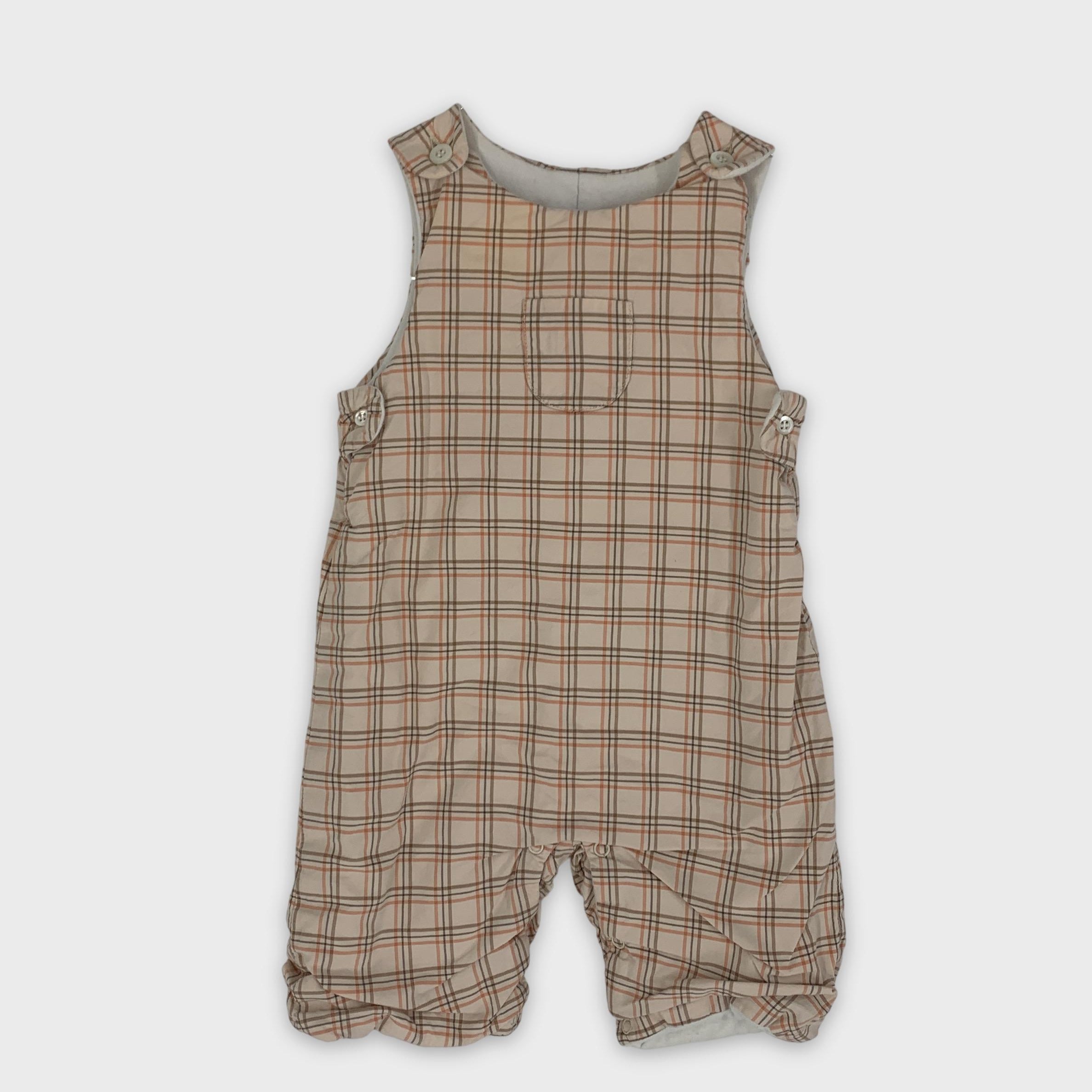 0-Barboteuse Jacadi Paris à carreaux 🧸