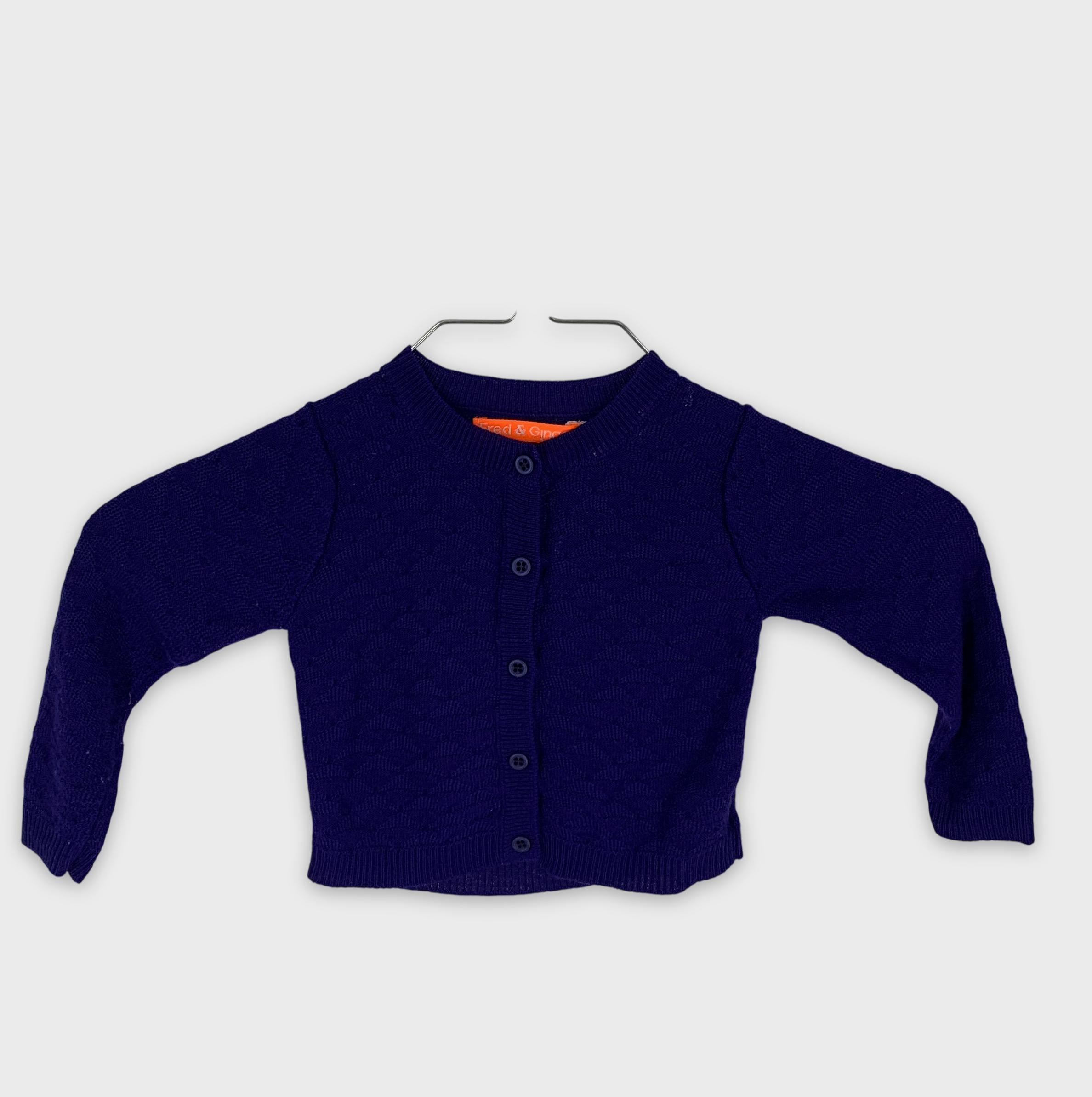 0-Gilet Fred & Ginger 💜 Cardigan boutonné en maille