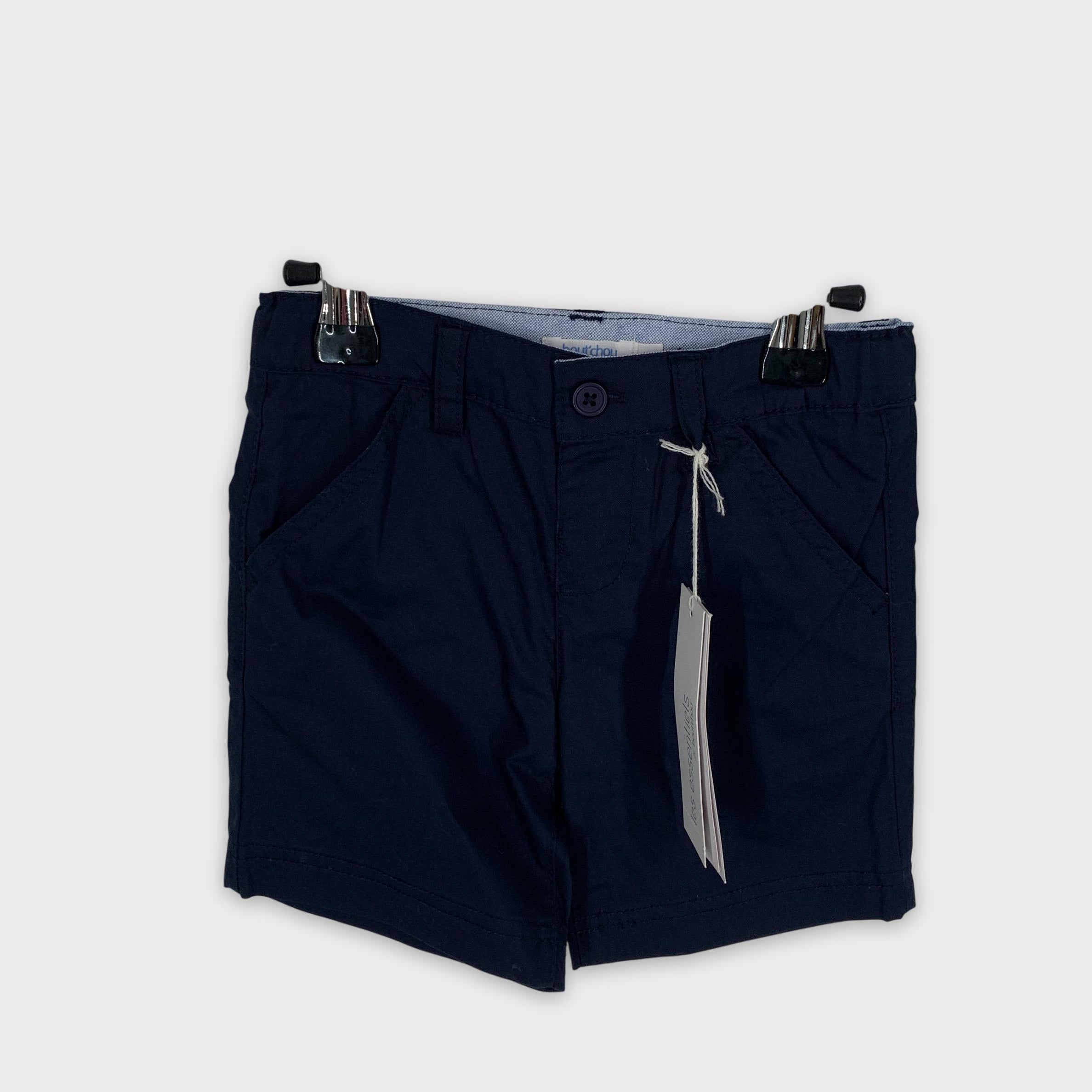 0-Bout'chou 👶 Short bleu marine 9 mois