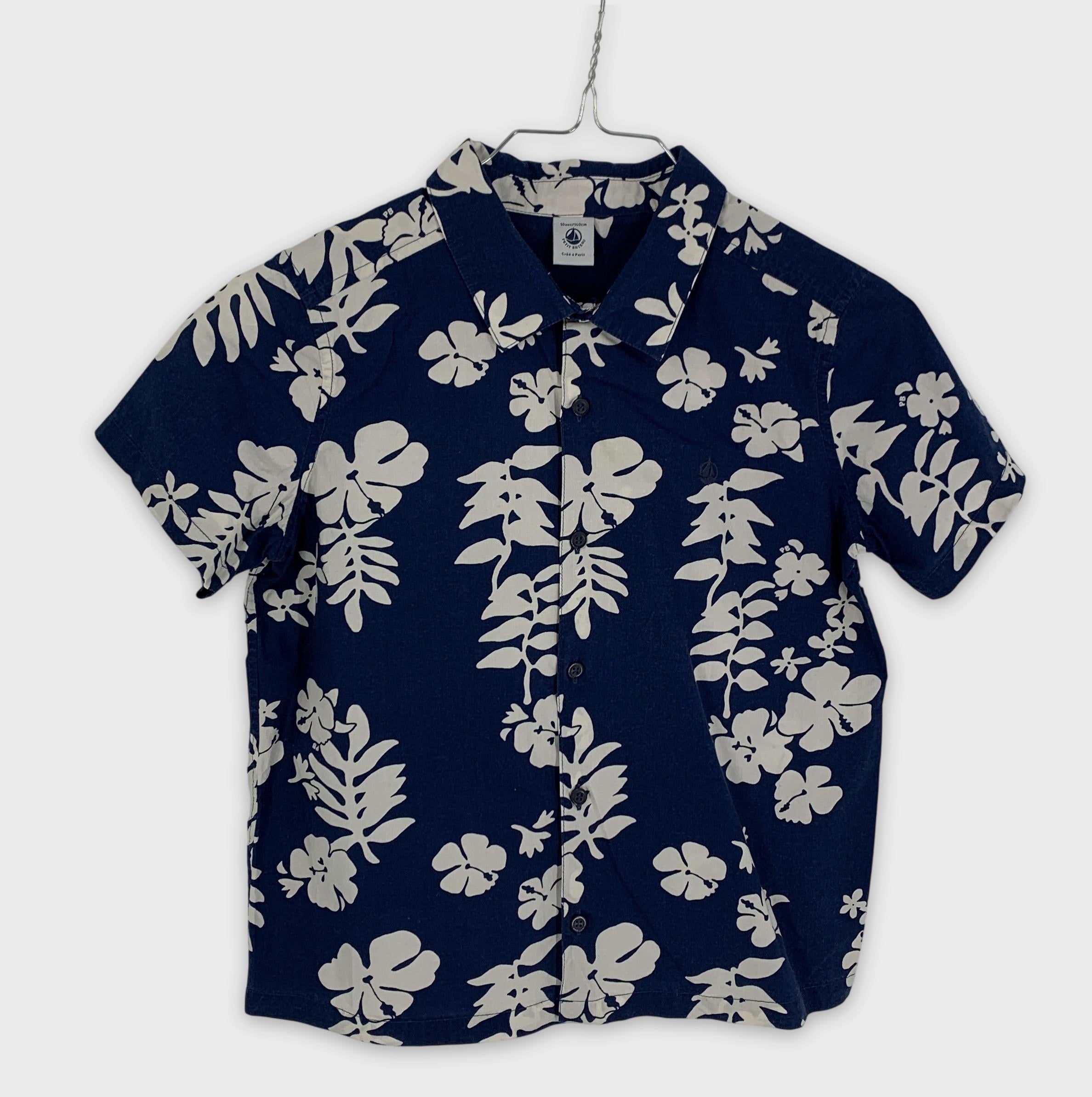 0-Chemise à manches courtes Petit Bateau 🌺🌴