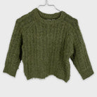 0-Pull Zara, taille 3-4 ans, couleur vert olive 🧽