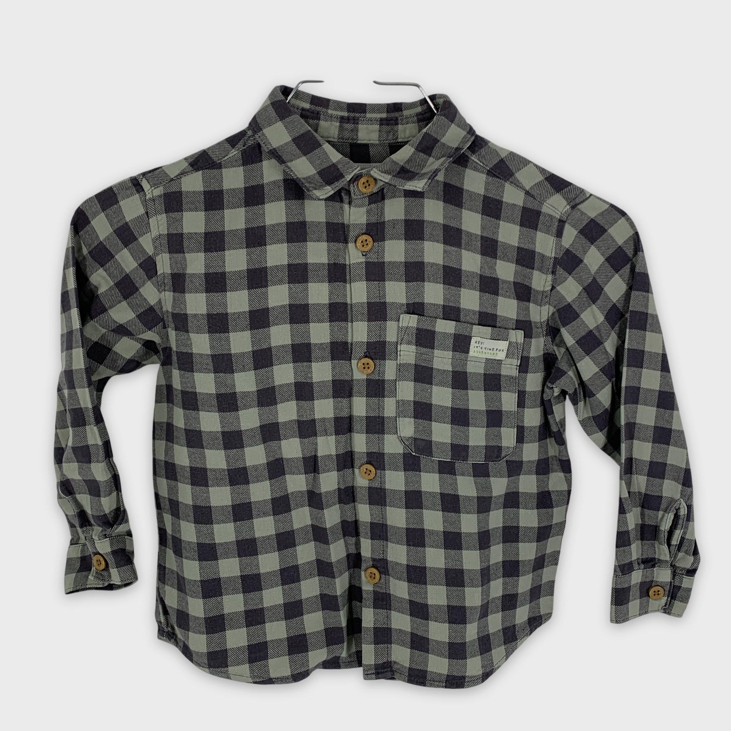 0-Chemise à carreaux ZARA Kids, 3-4 ans