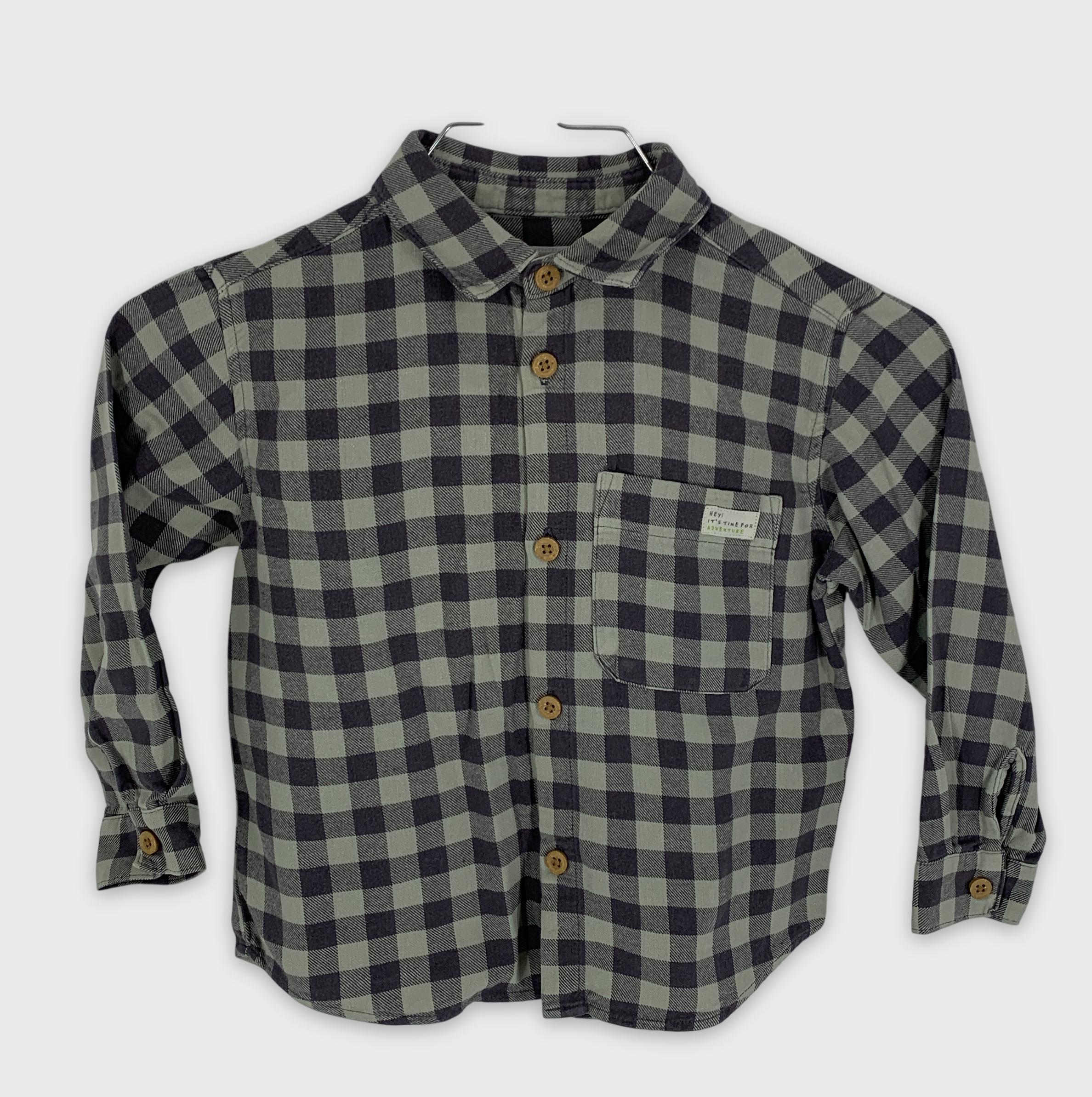 0-Chemise à carreaux ZARA Kids, 3-4 ans