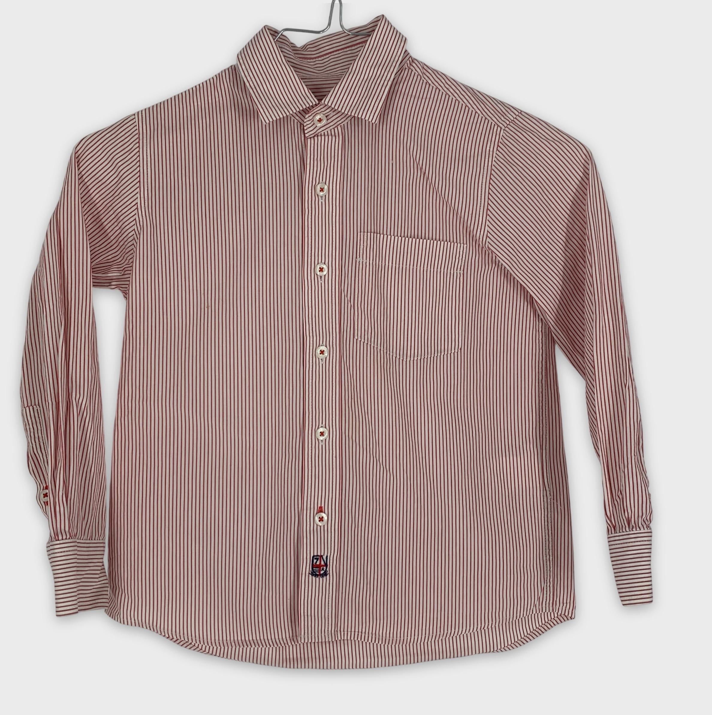 0-Chemise rayée CYRILLUS, taille 6A/114