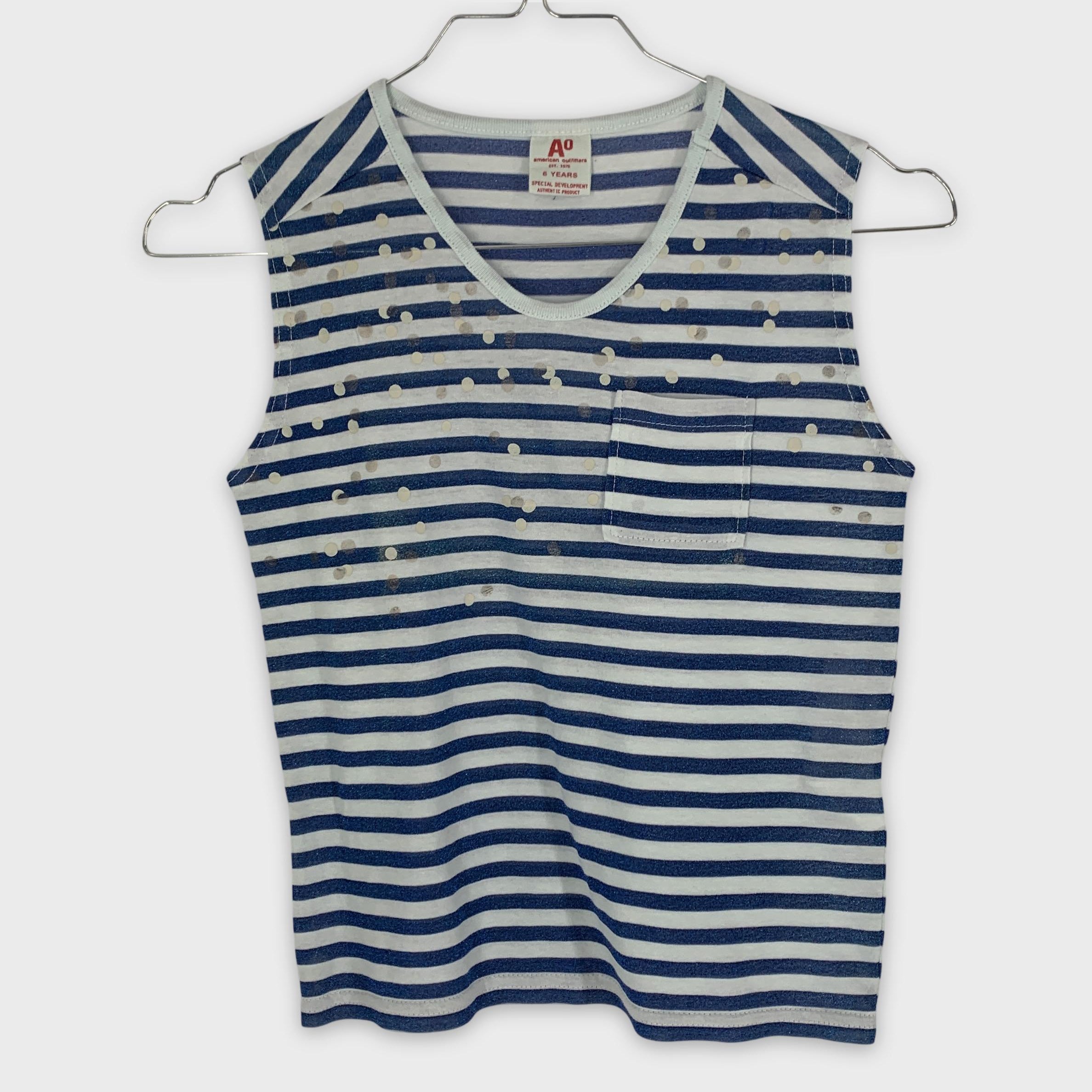 0-T-shirt rayé American Outfitters, 6 ans 👕