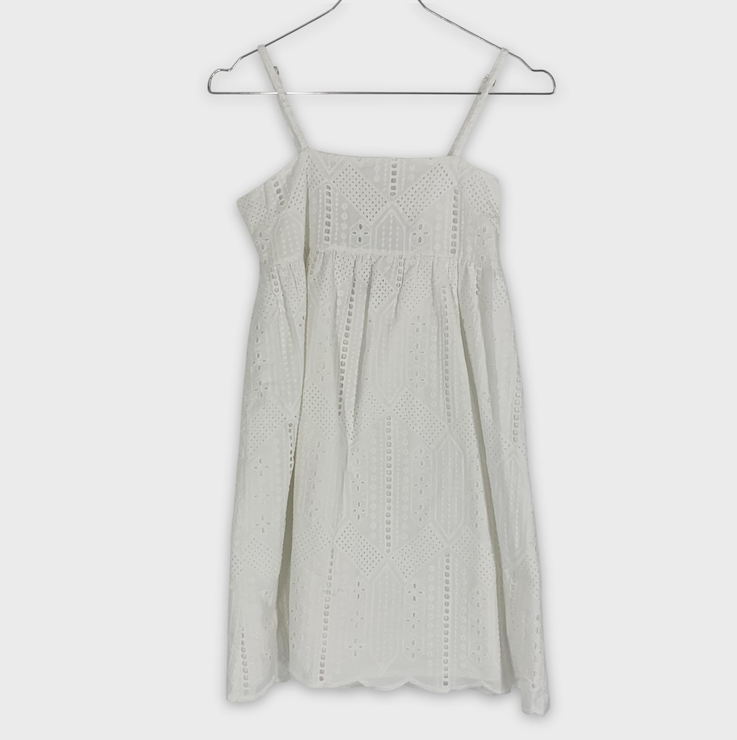 0-Robe INDEE ajourée blanche 🤍