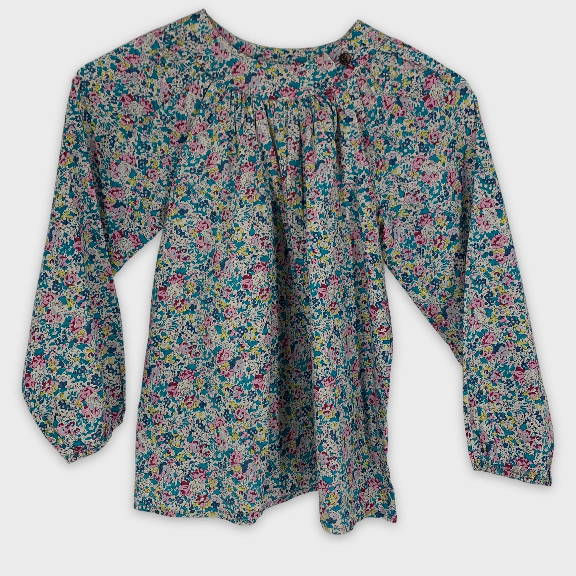 0-Chemisier fleuri BONTON, taille 10 ans 🌸