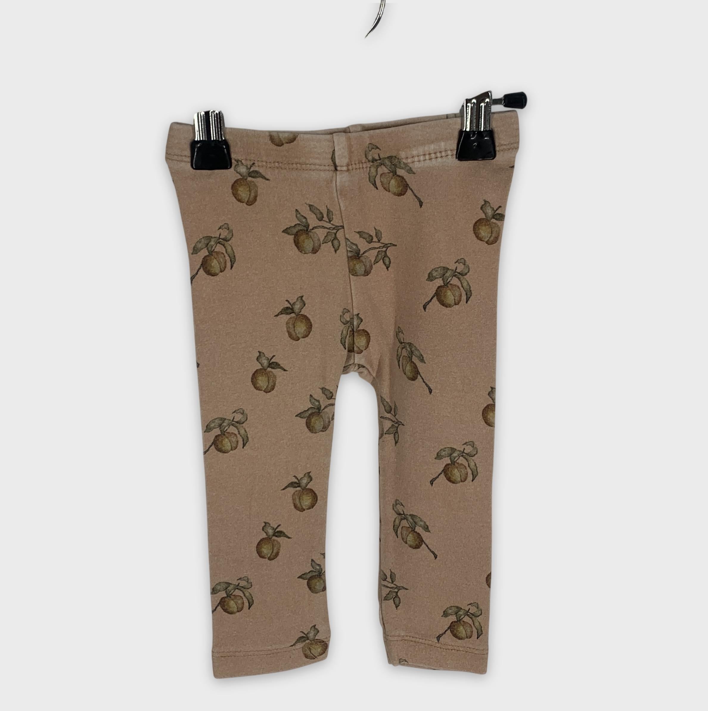 0-Legging Lil' Atelier, motif pêche 🍑