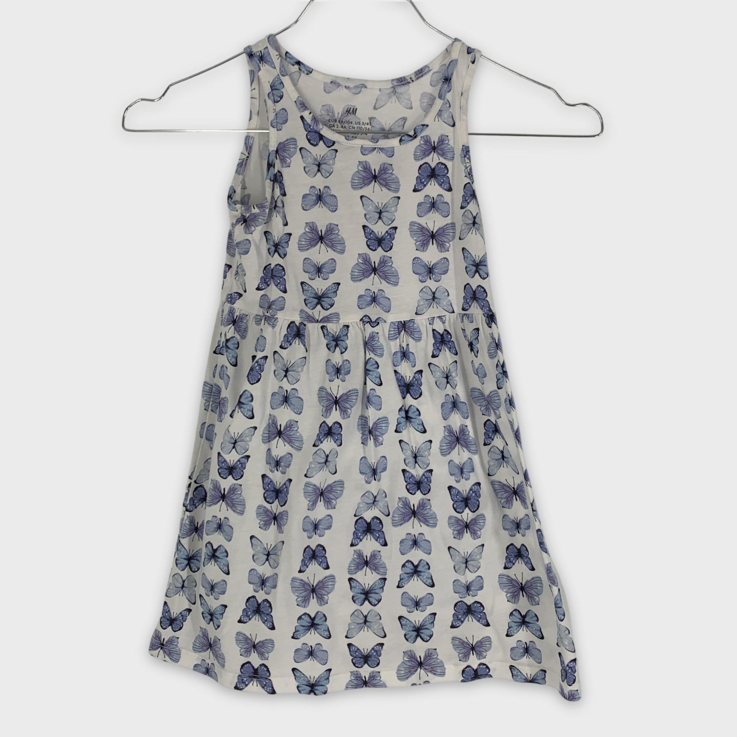 0-H&M 🦋 Robe d'été imprimée papillons