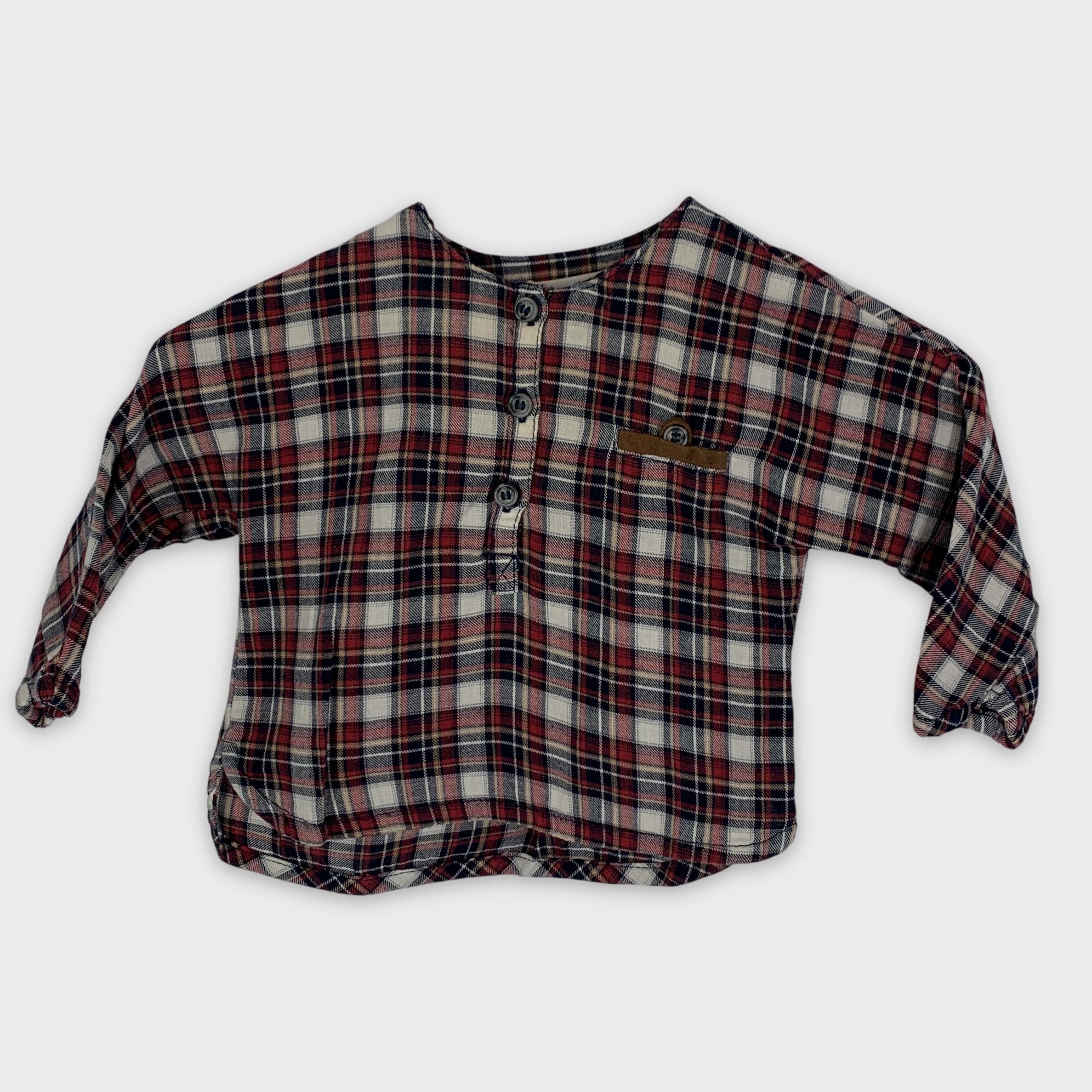 0-Chemise à carreaux Zara Mini Collection 🧸
