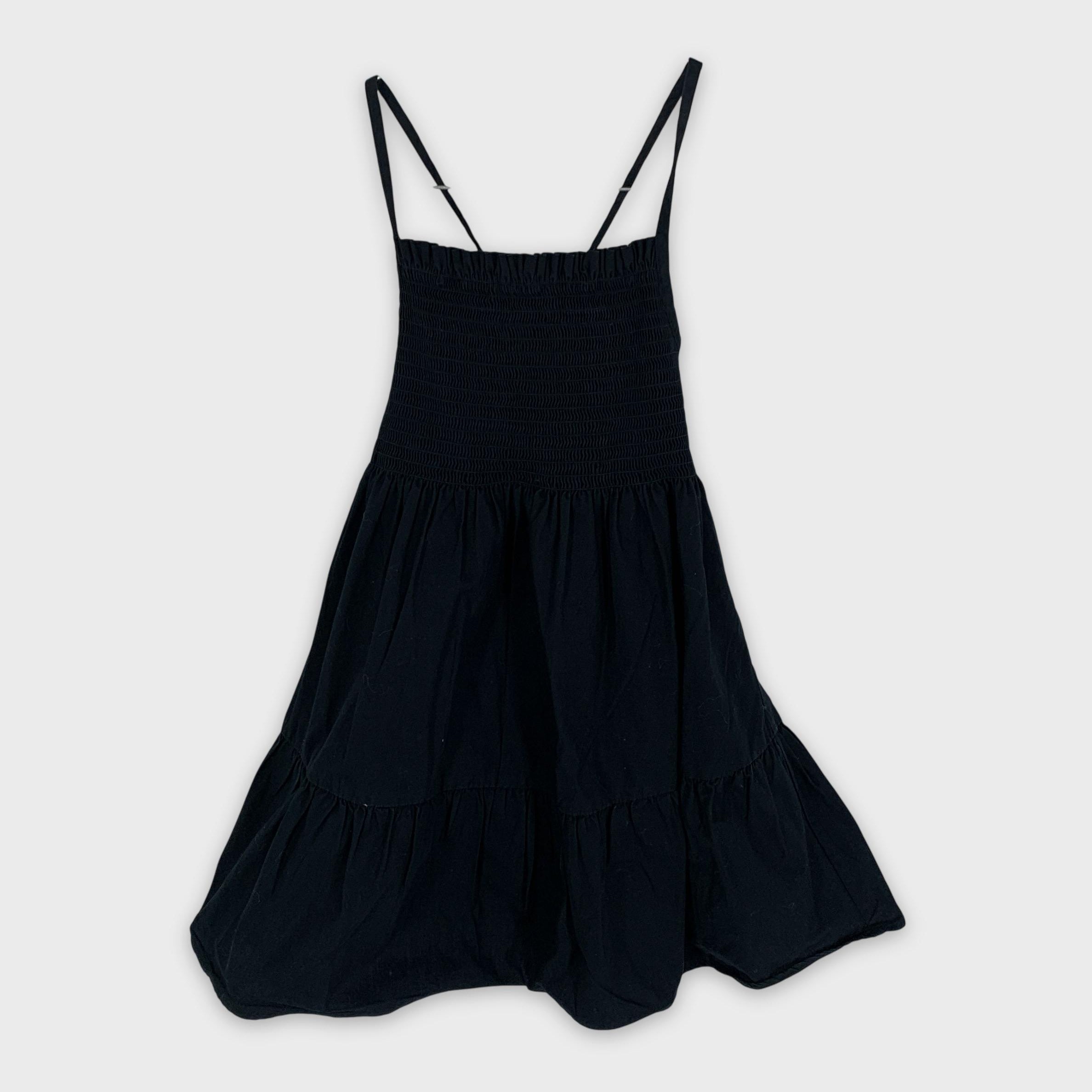 0-ARKET Robe noire à bretelles enfant 🖤