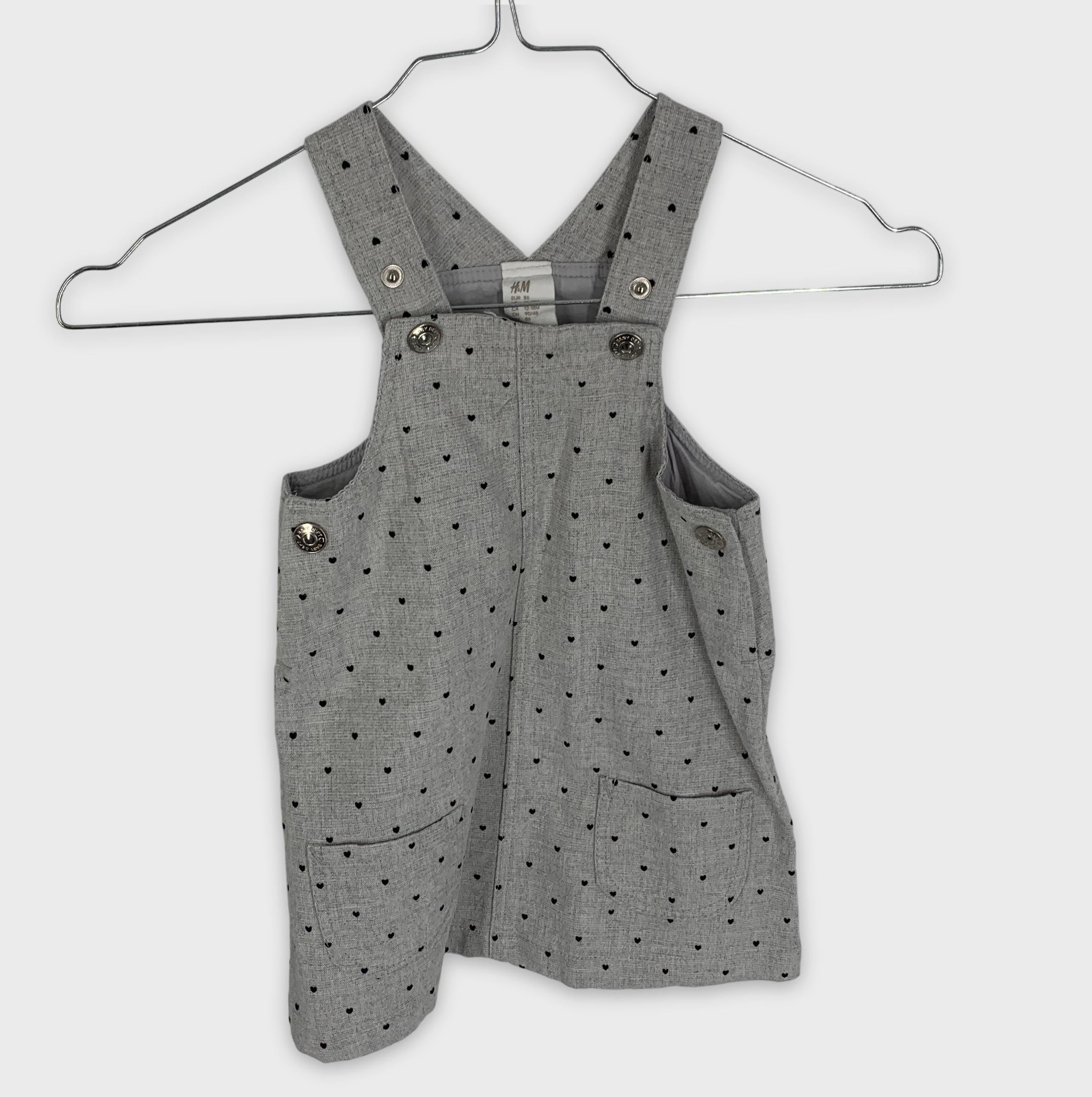 0-Salopette H&M à pois pour enfant