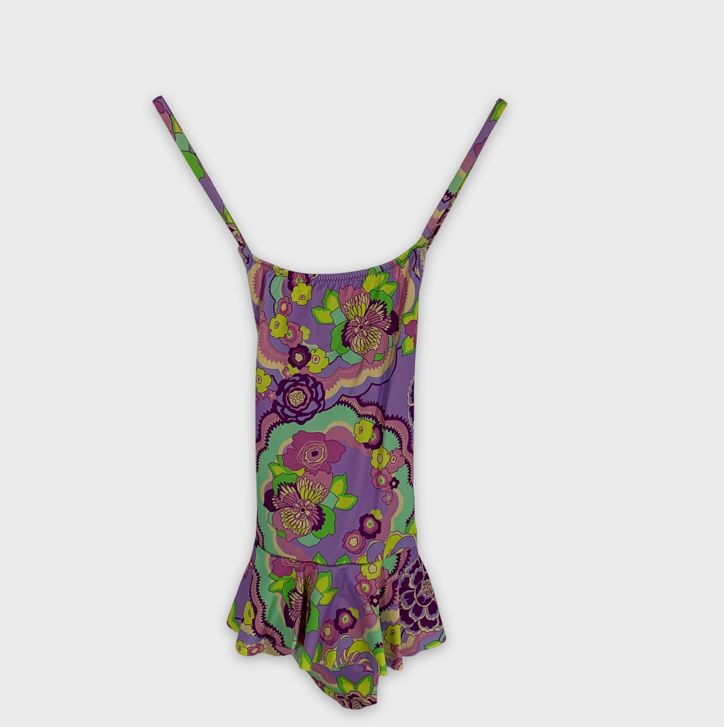 0-Maillot de bain fille Vilebrequin, 6 ans, motif fleuri💜