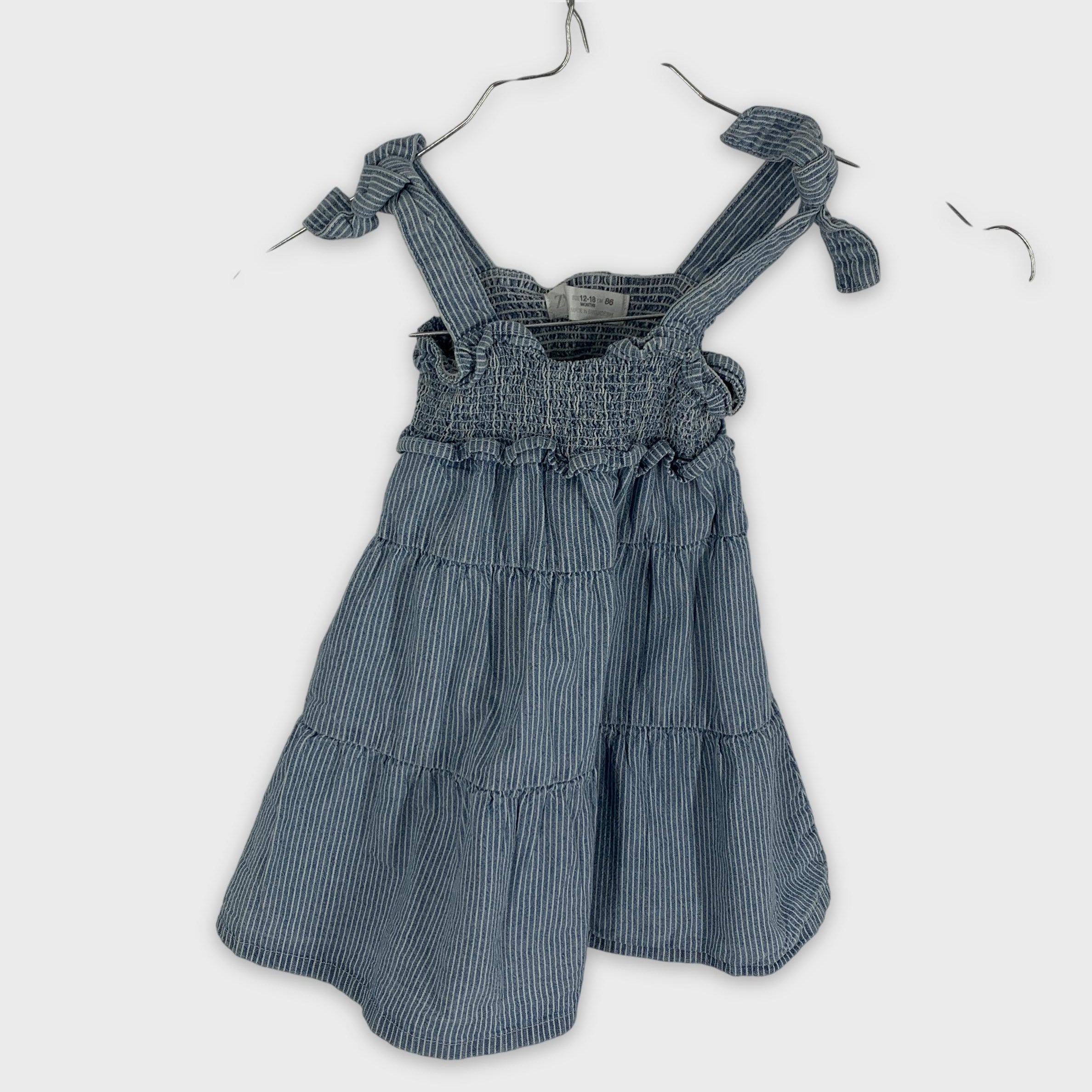 0-Robe rayée Zara 👗