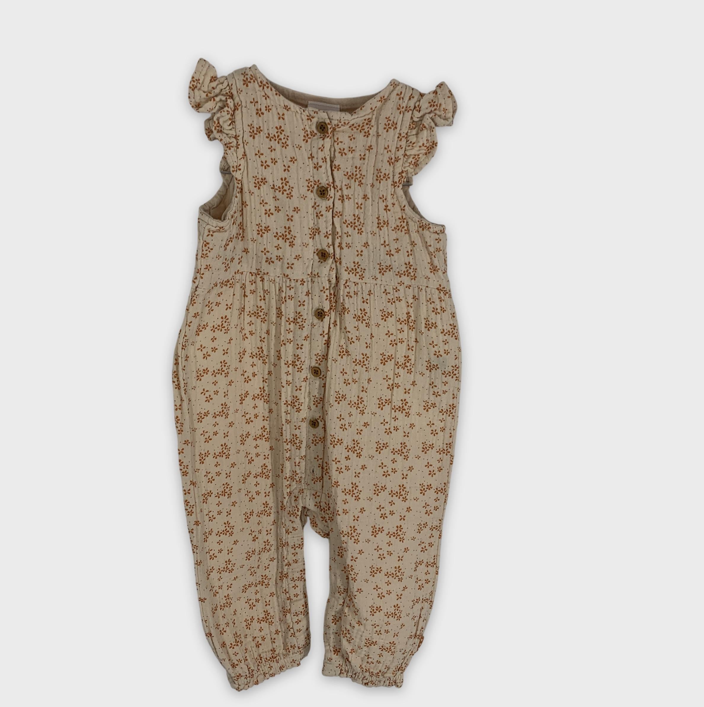 0-HEMA Combinaison bébé à fleurs🌼