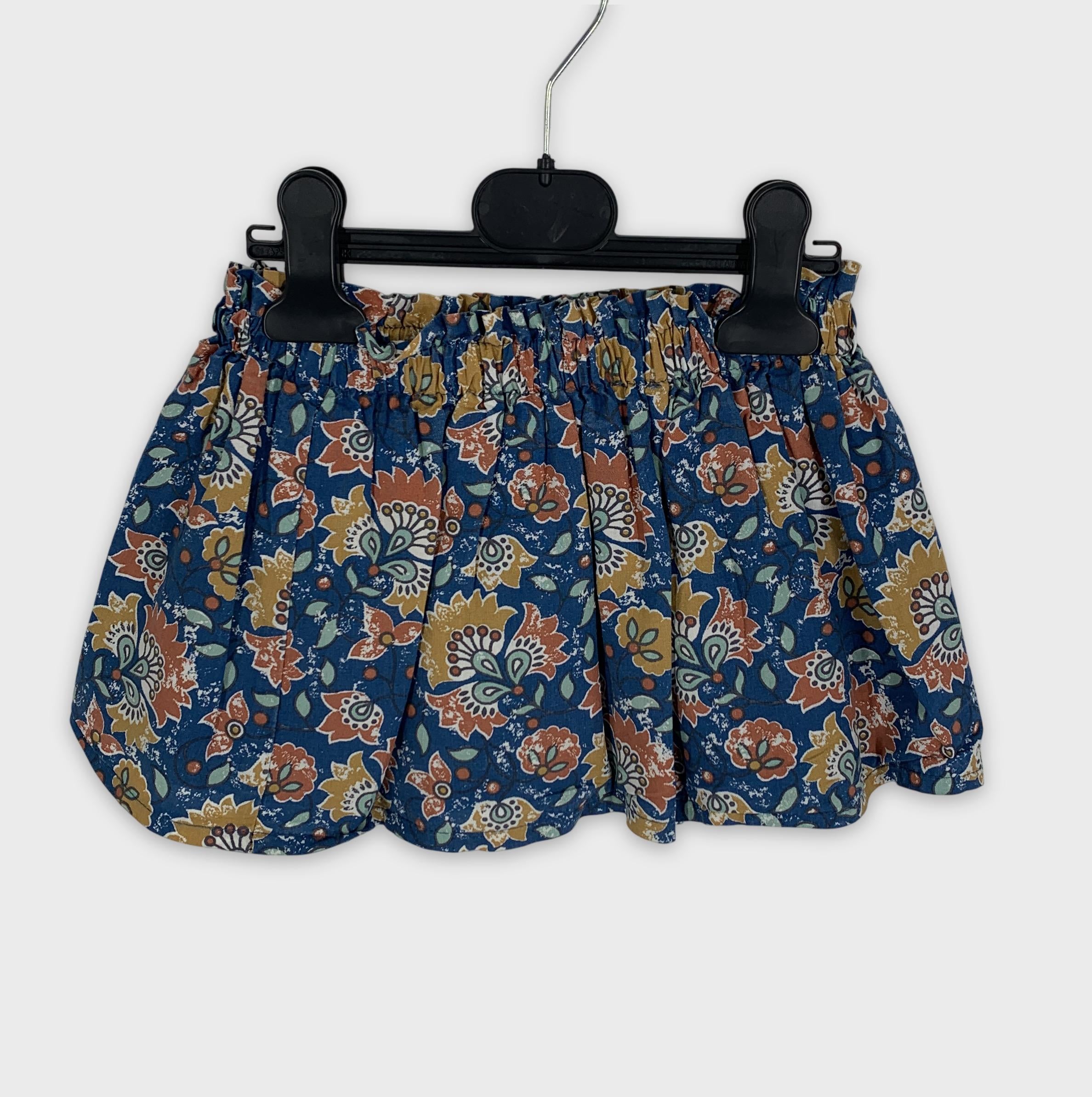 0-Little Cigogne 🌼 Short à fleurs enfant