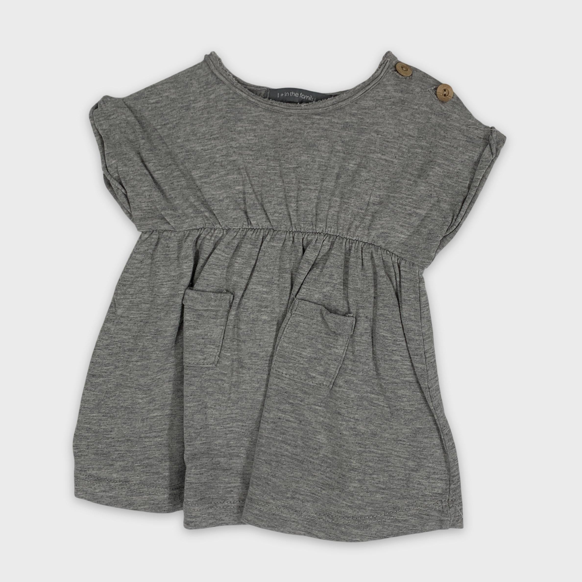 0-1+ In The Family Robe Gris Enfant 👧