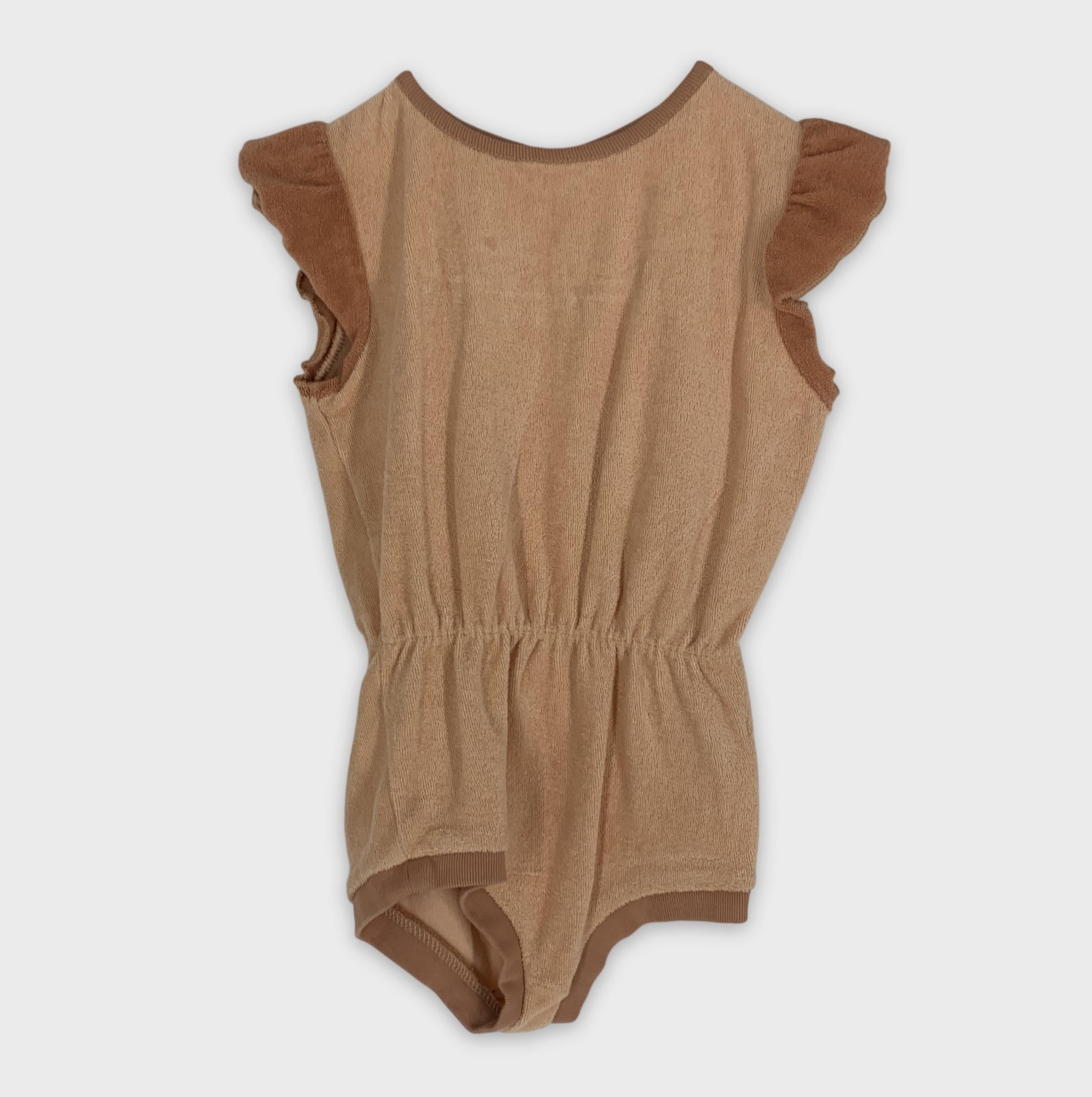 0-Combinaison Zara Home Kids couleur sable en coton