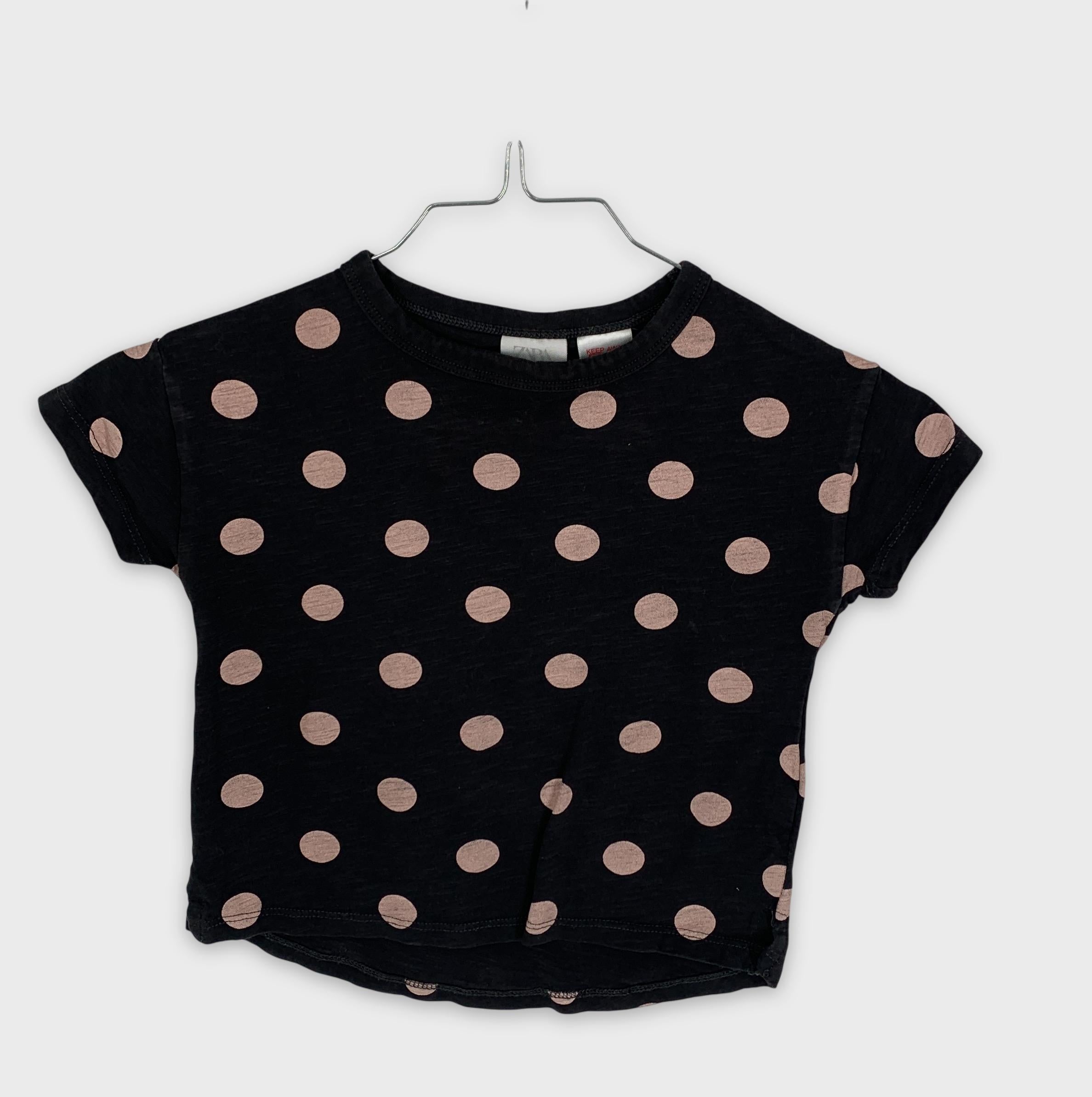 0-T-shirt à pois Zara Kids, 18-24 mois
