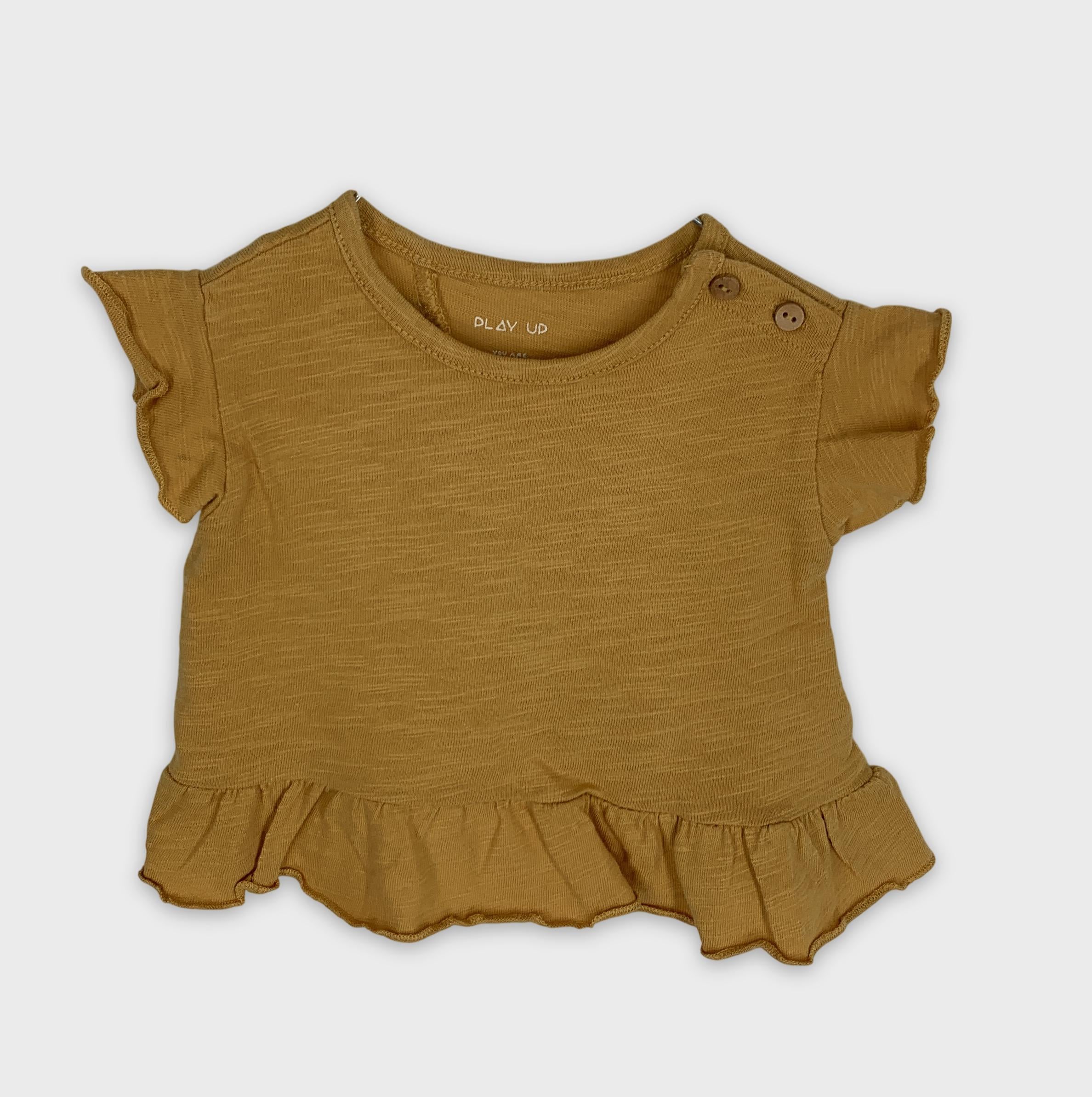 0-T-shirt PLAY UP à volants 🌼