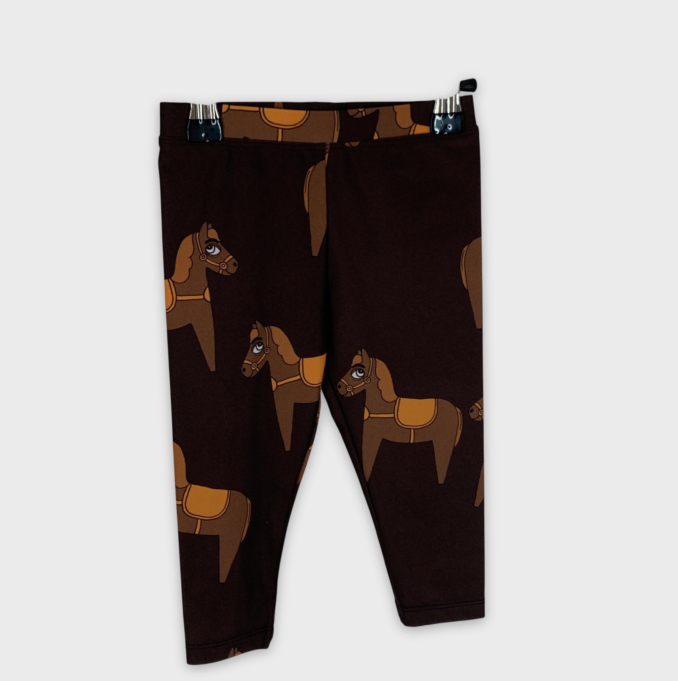 0-Mini Rodini, Legging motif chevaux 🐴🐎