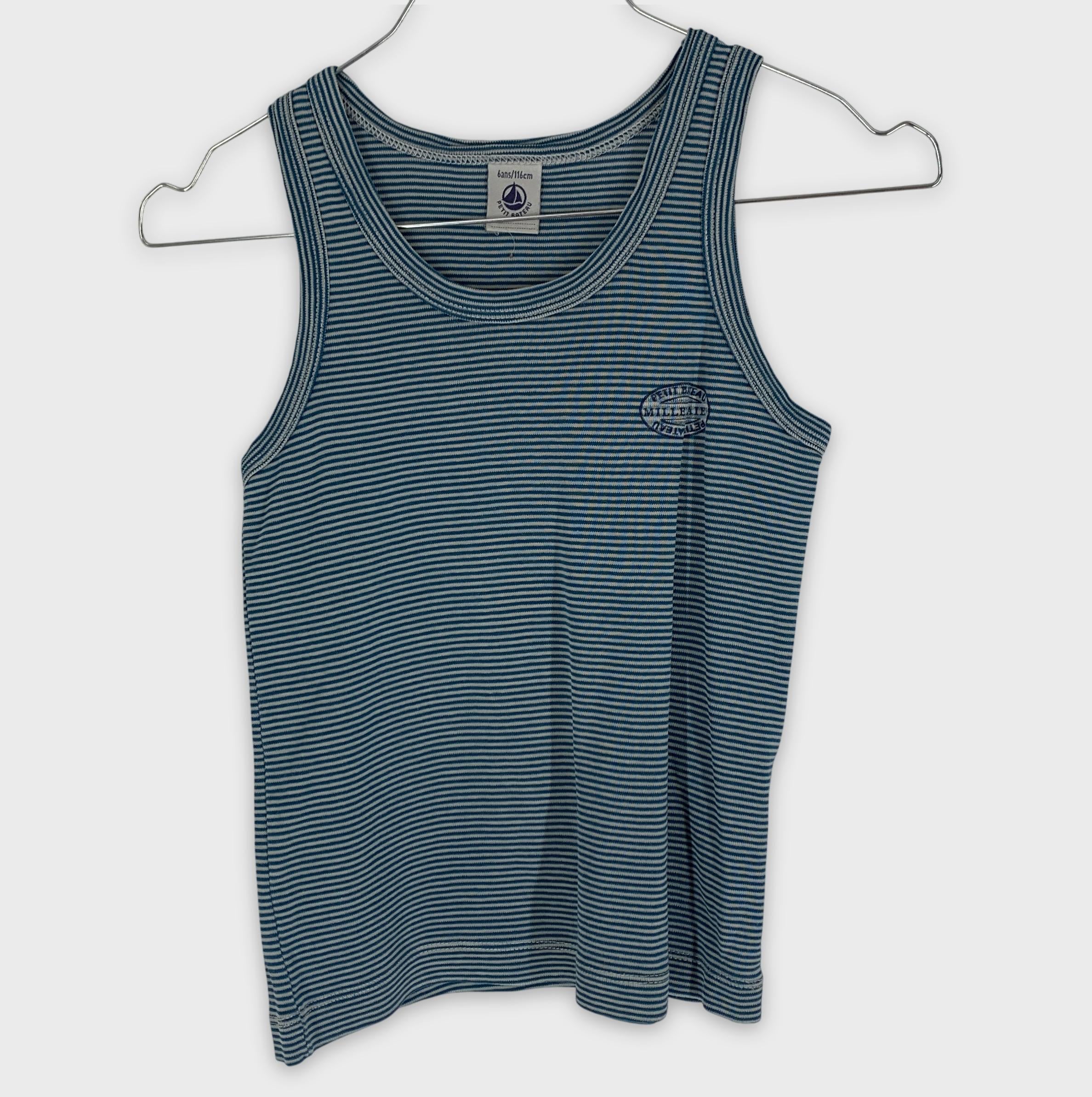 0-Débardeur rayé Petit Bateau ⛵️, 6 ans