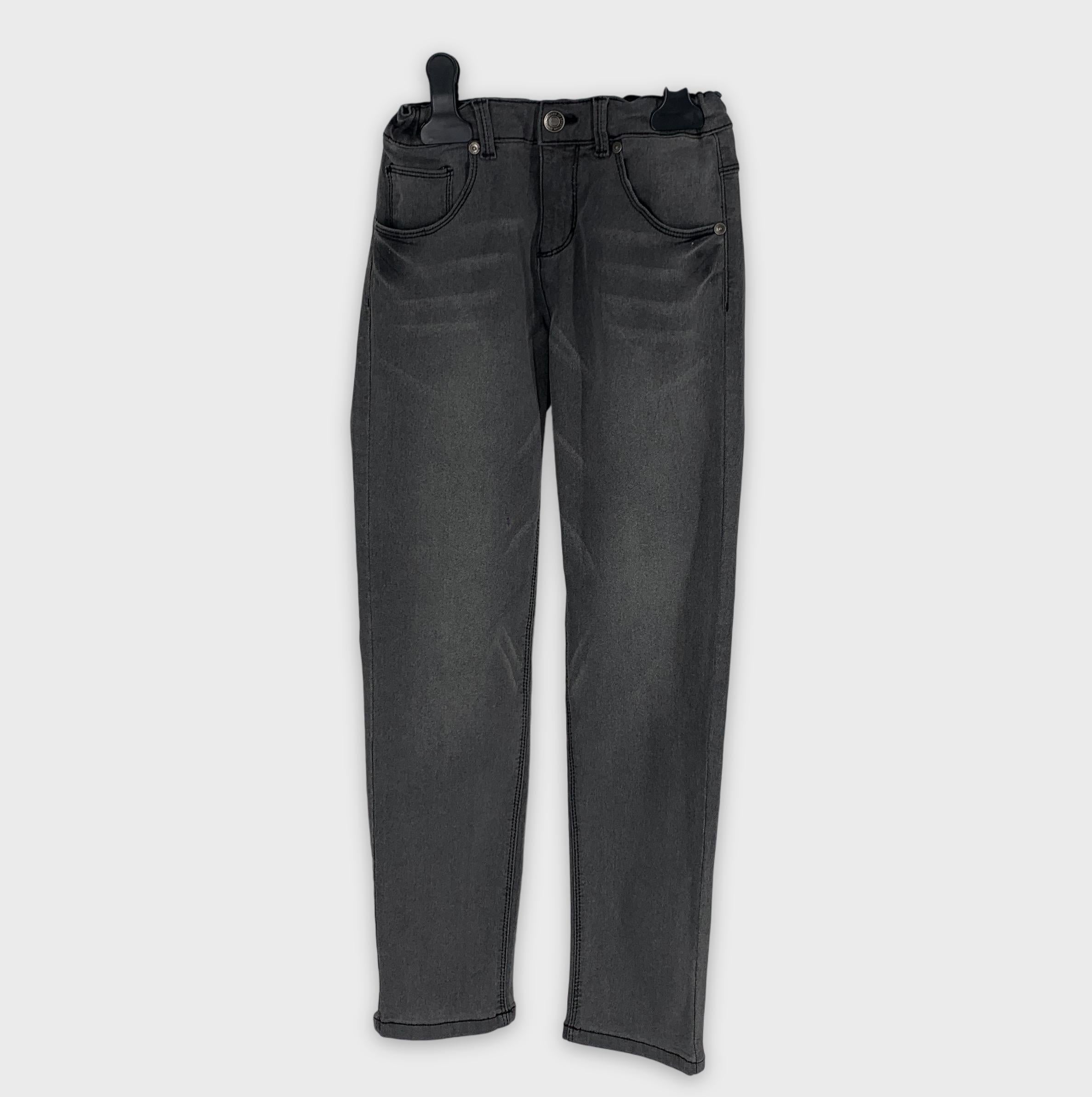 0-Pantalon slim United Colors of Benetton, gris anthracite