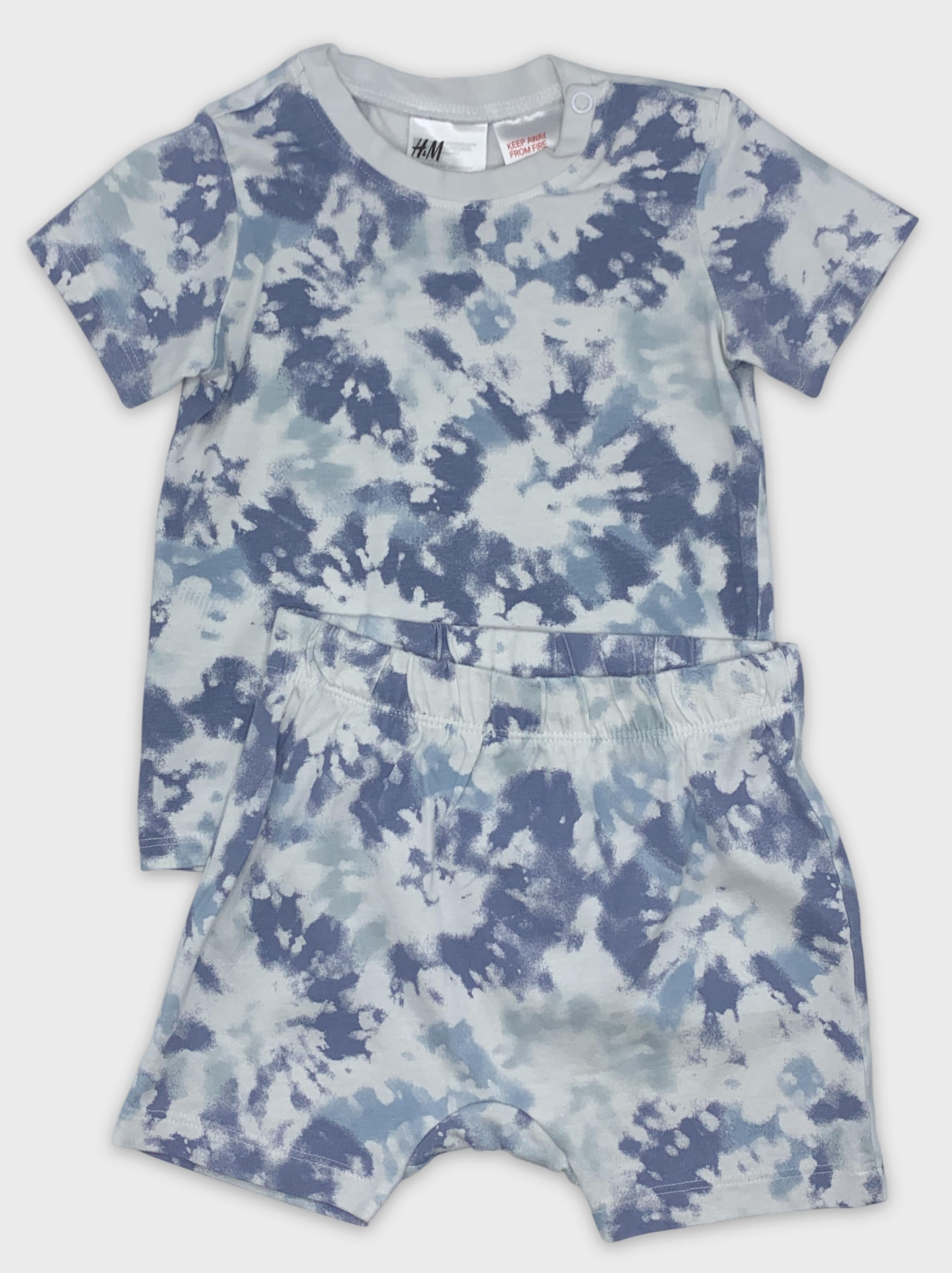 0-H&M - Ensemble T-shirt et Short - 80