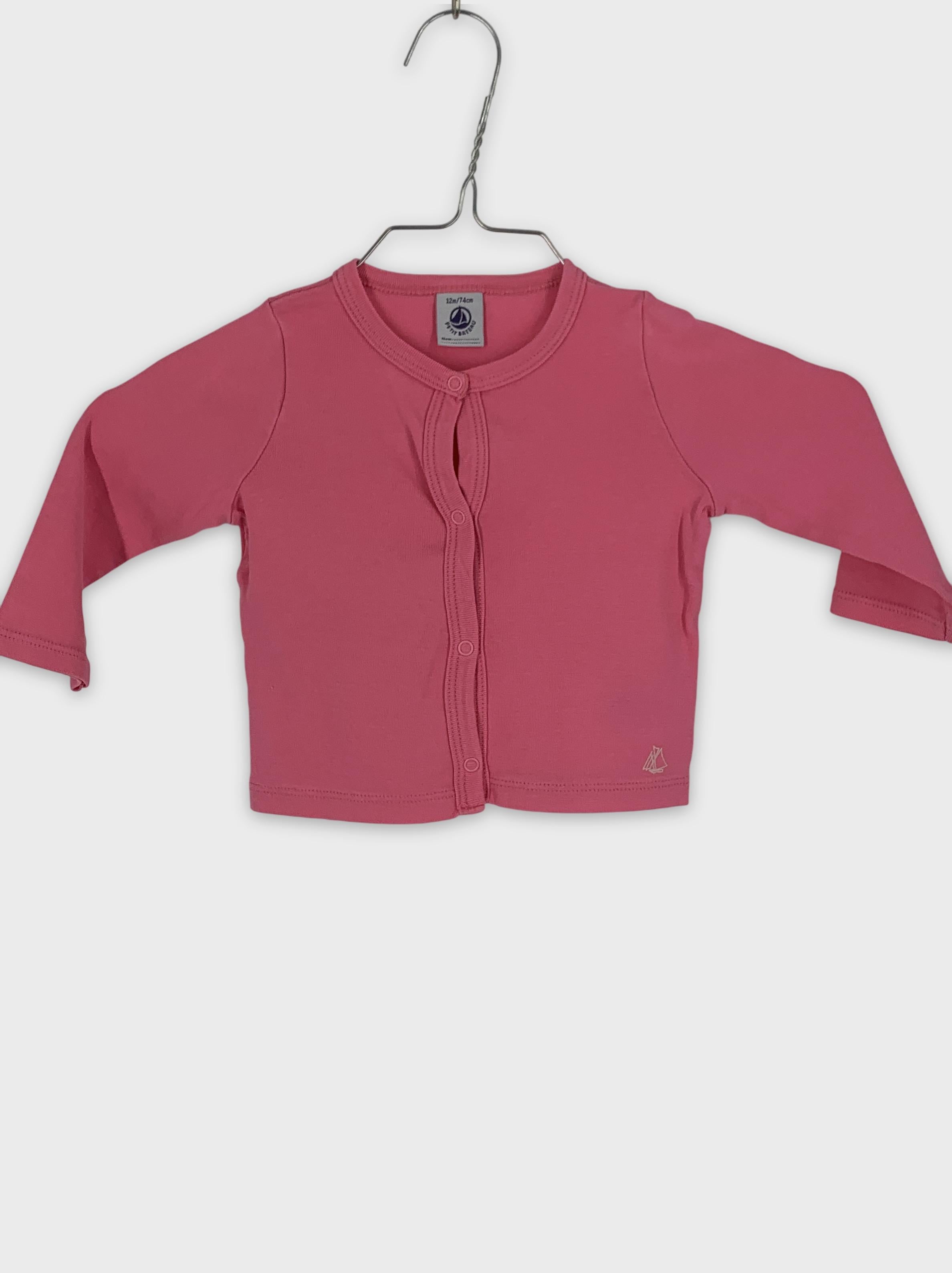 0-Petit Bateau - Gilet - 12 mois