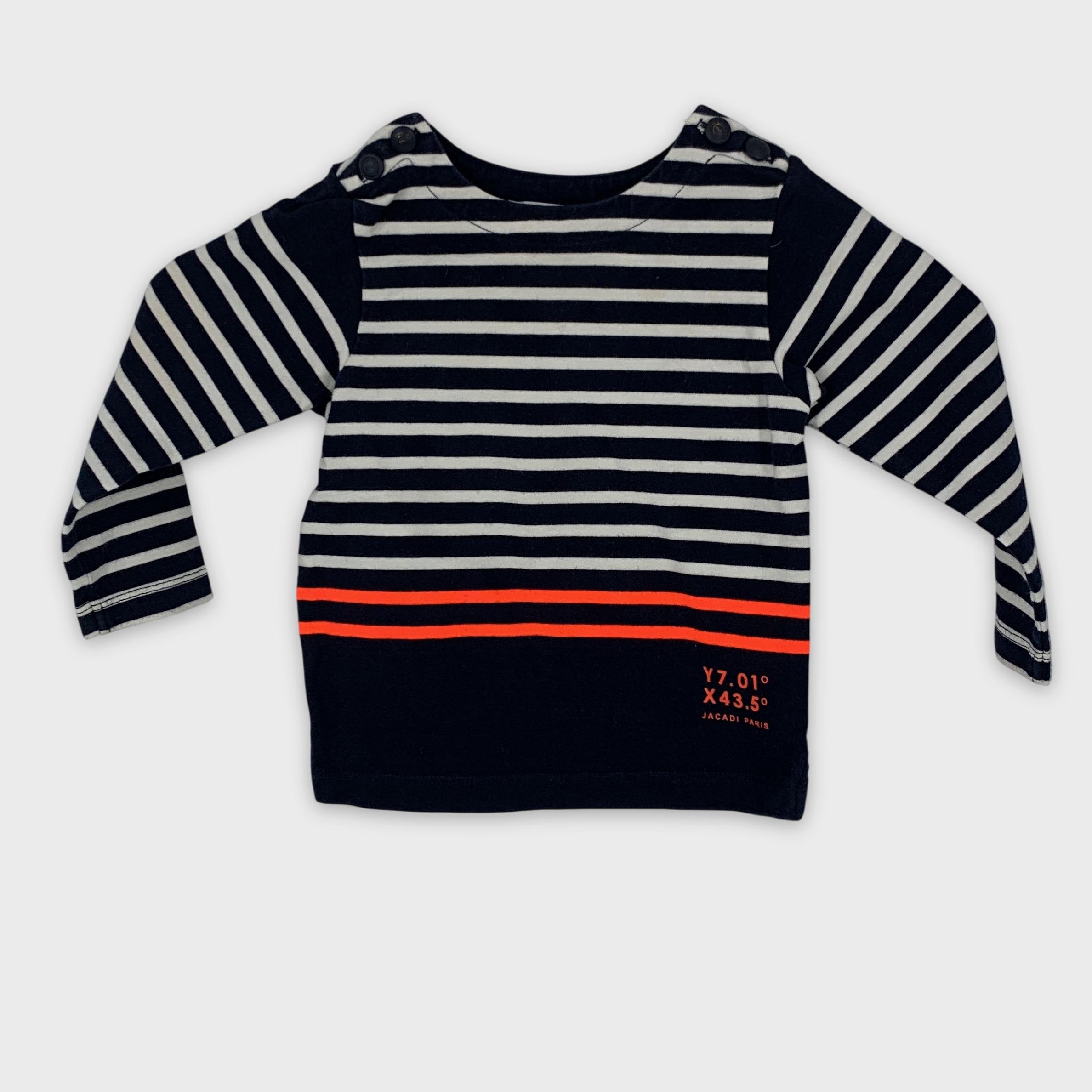 0-Jacadi - T-shirt manches longues - 18M