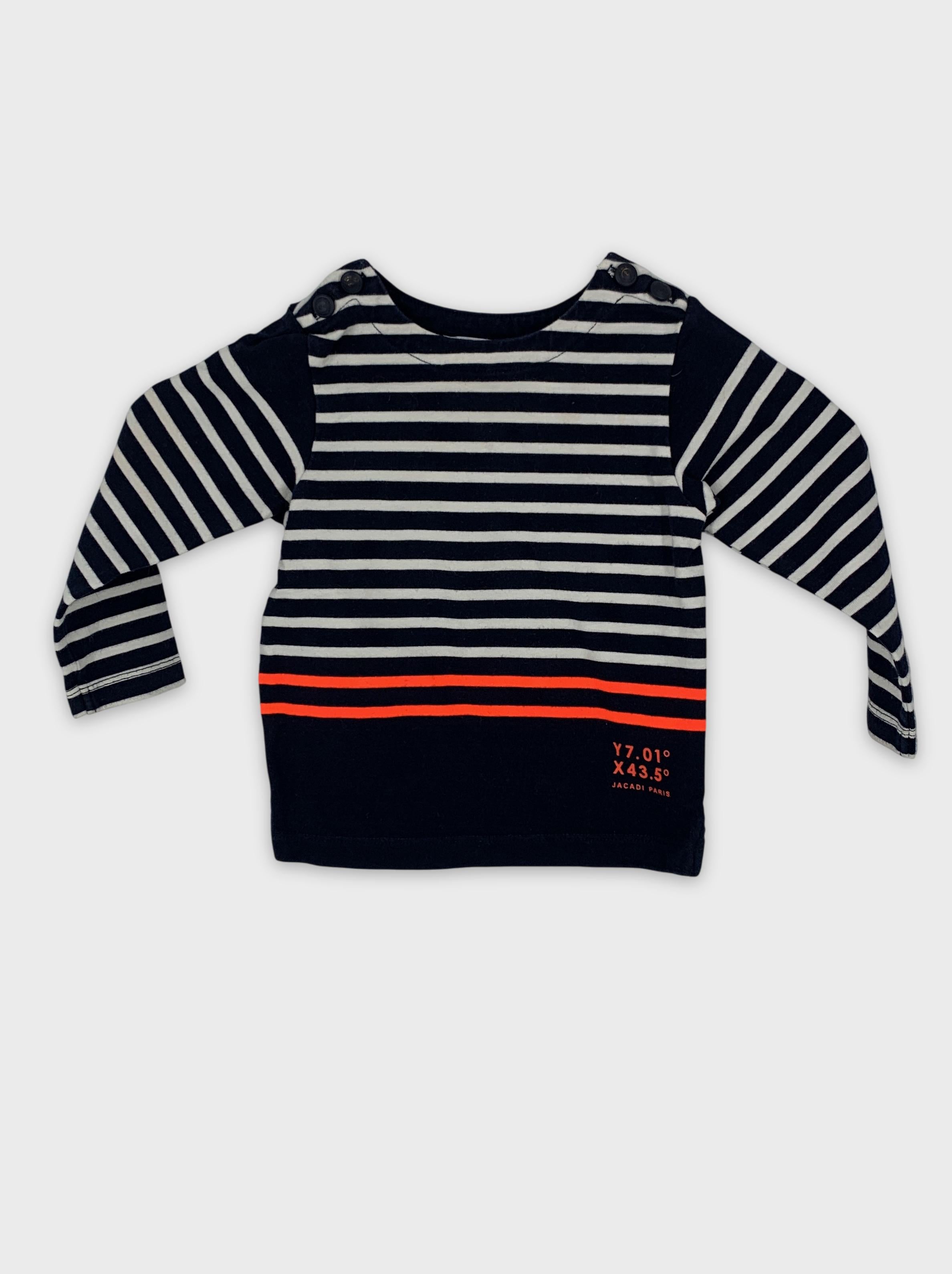 0-Jacadi - T-shirt manches longues - 18M