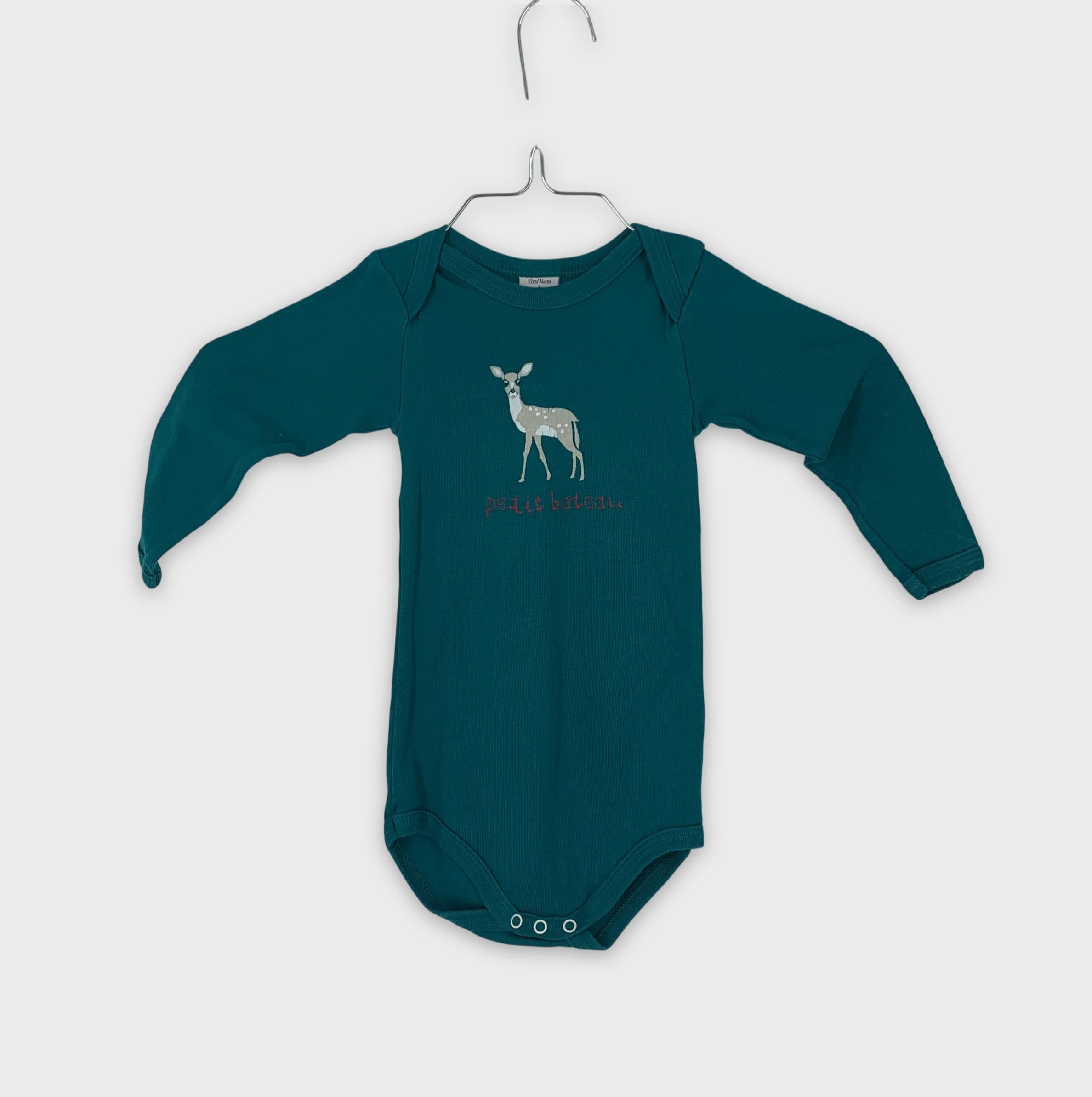 0-Petit Bateau - Body - 12m/74cm