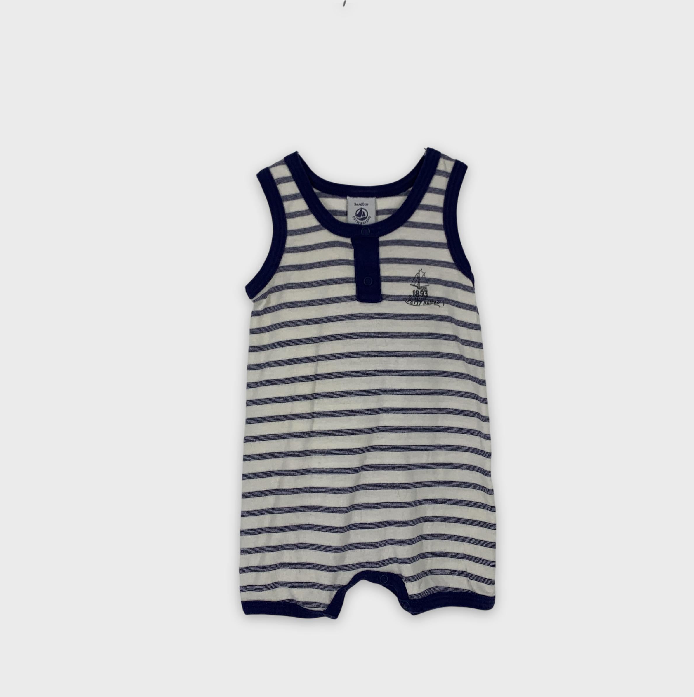 0-Petit Bateau - Body - 3m/60cm