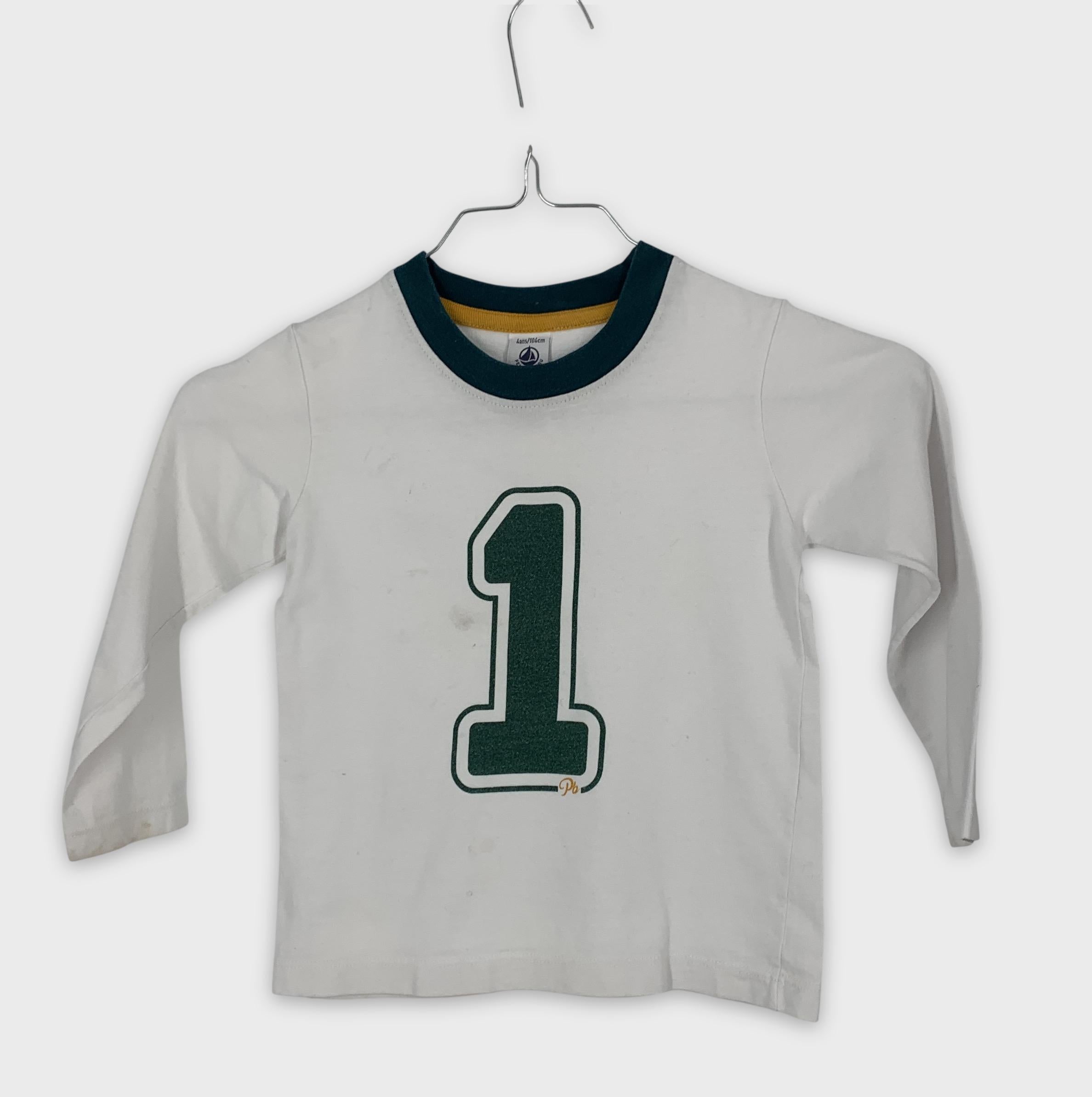 0-Petit Bateau - T-shirt manches longues - 4ans/104cm