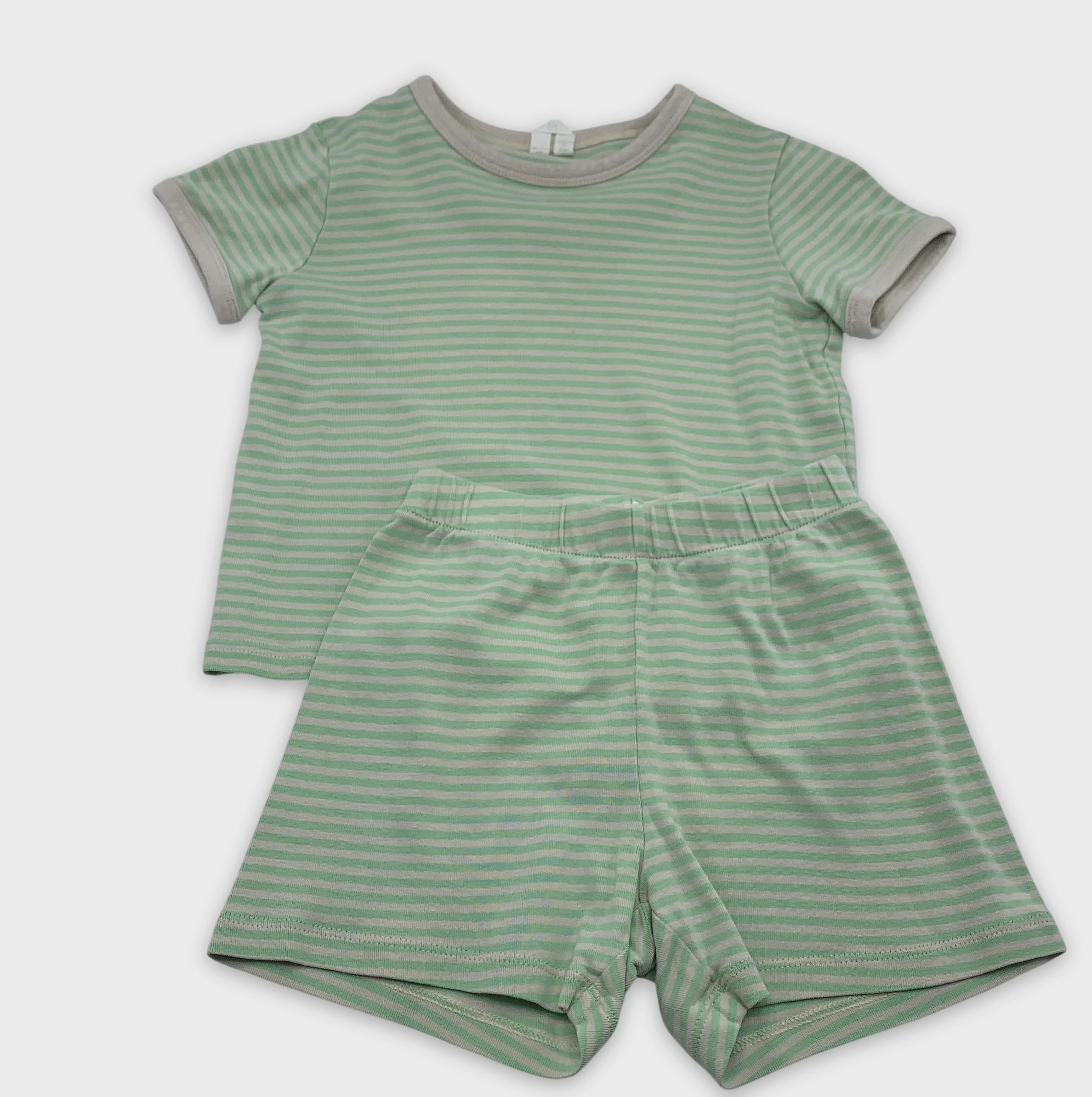 0-H&M - Ensemble T-shirt et Short - 98/104