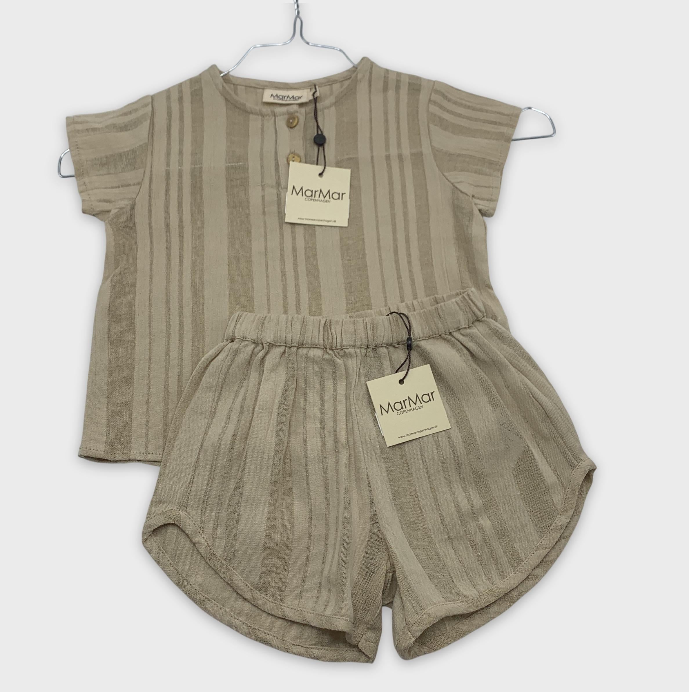0-MarMar Copenhagen - Ensemble T-shirt et Short - 1Y
