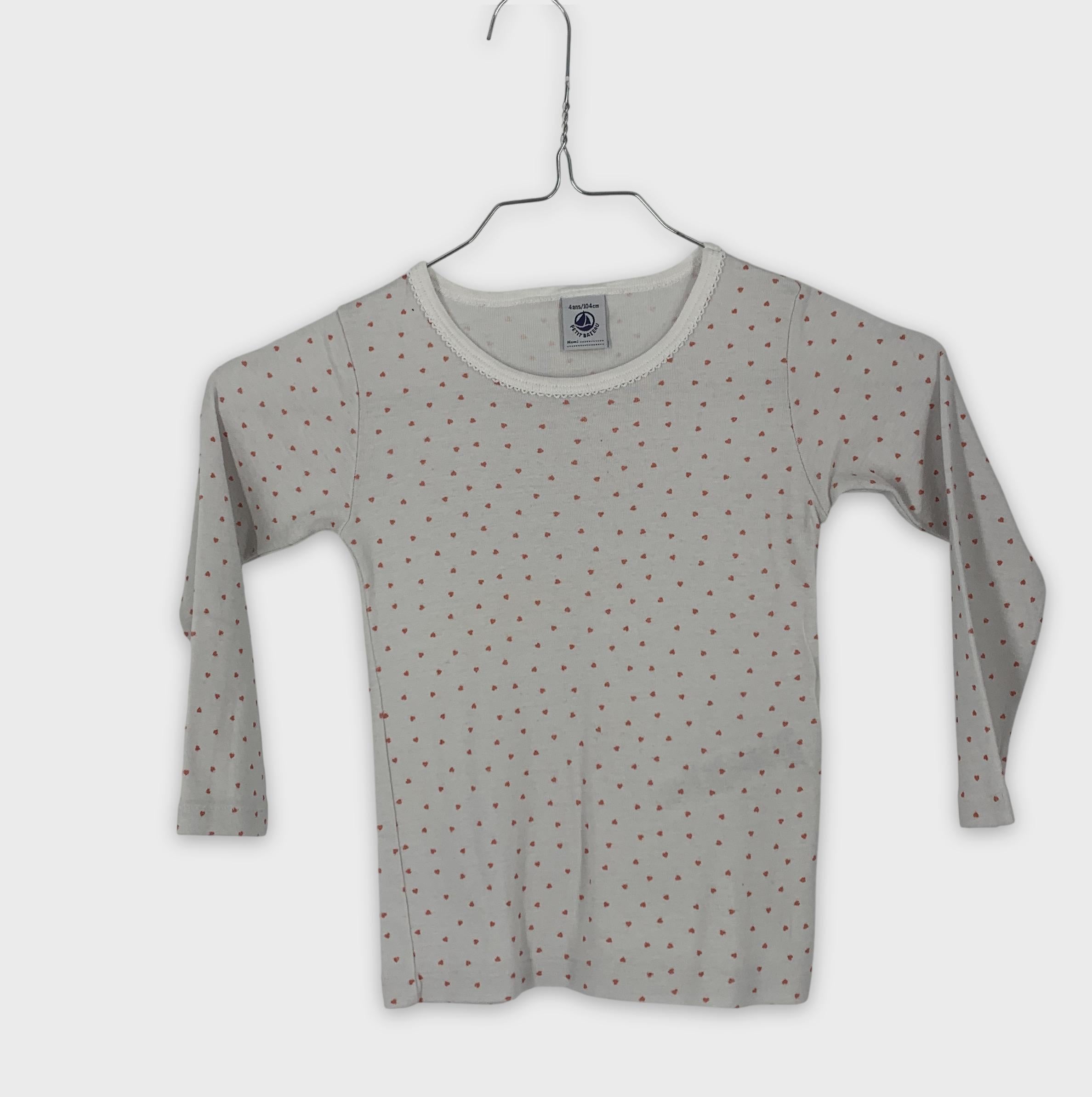 0-Petit Bateau - T-shirt manches longues - 4 ans