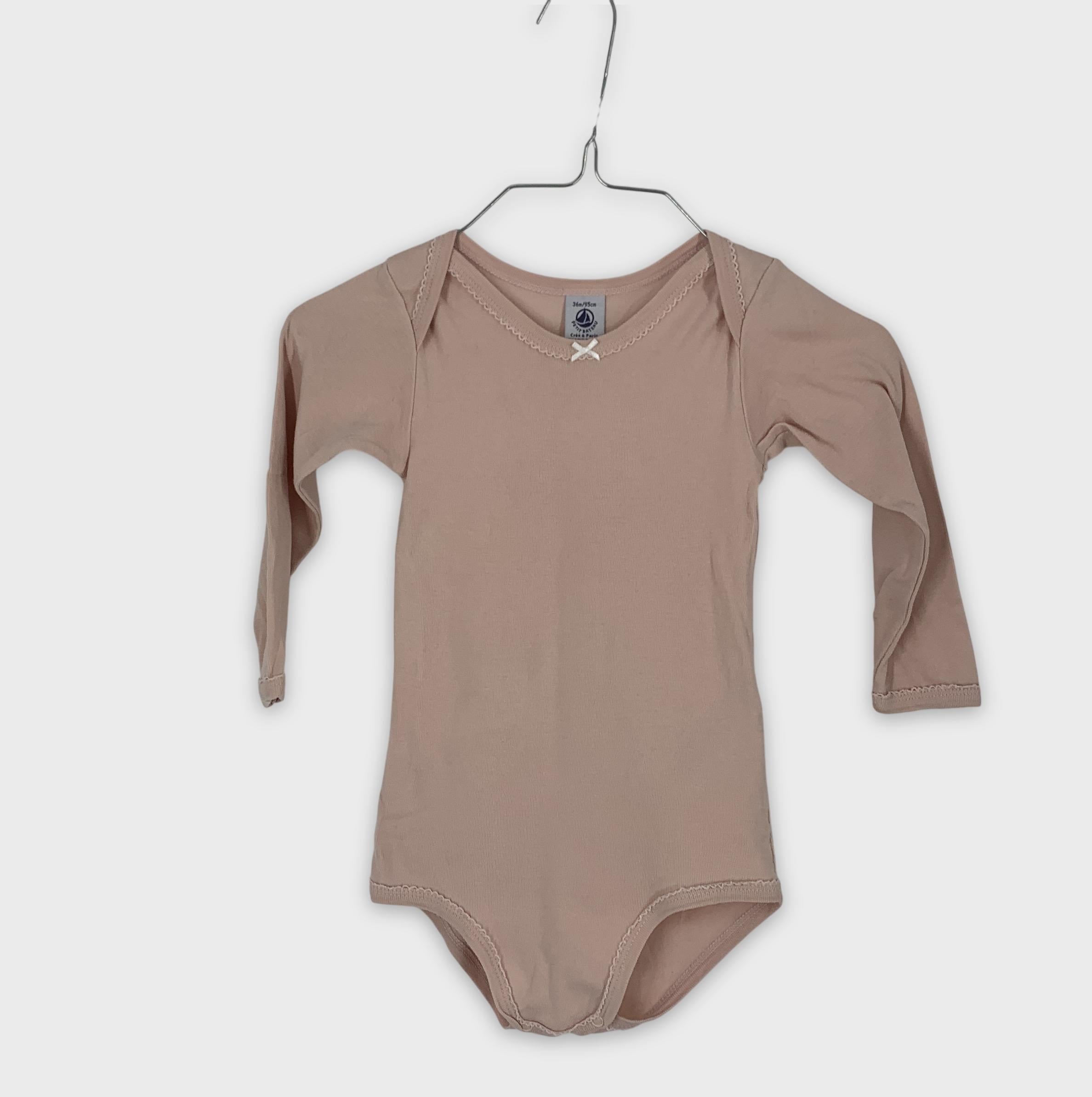 0-Petit Bateau - Body manches longues - 36m/95cm