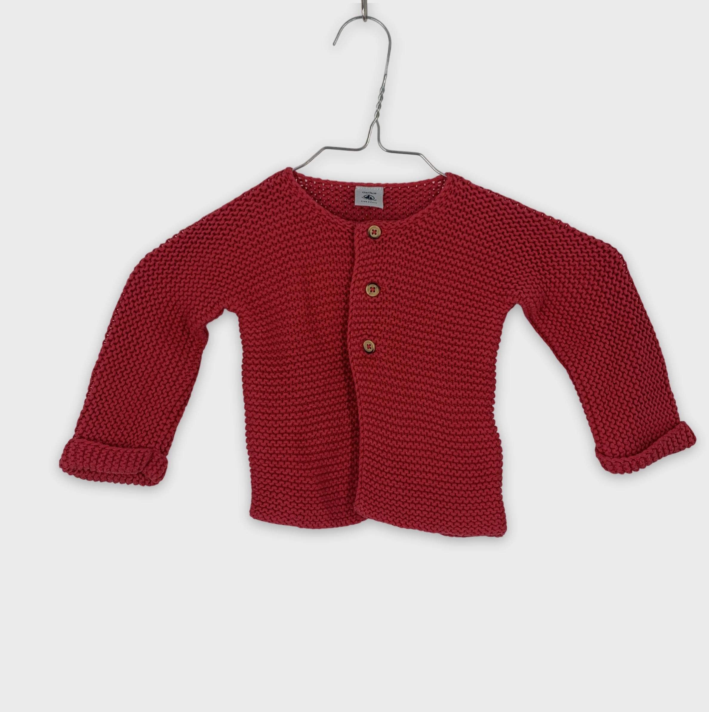 0-Petit Bateau - Gilet - 12m