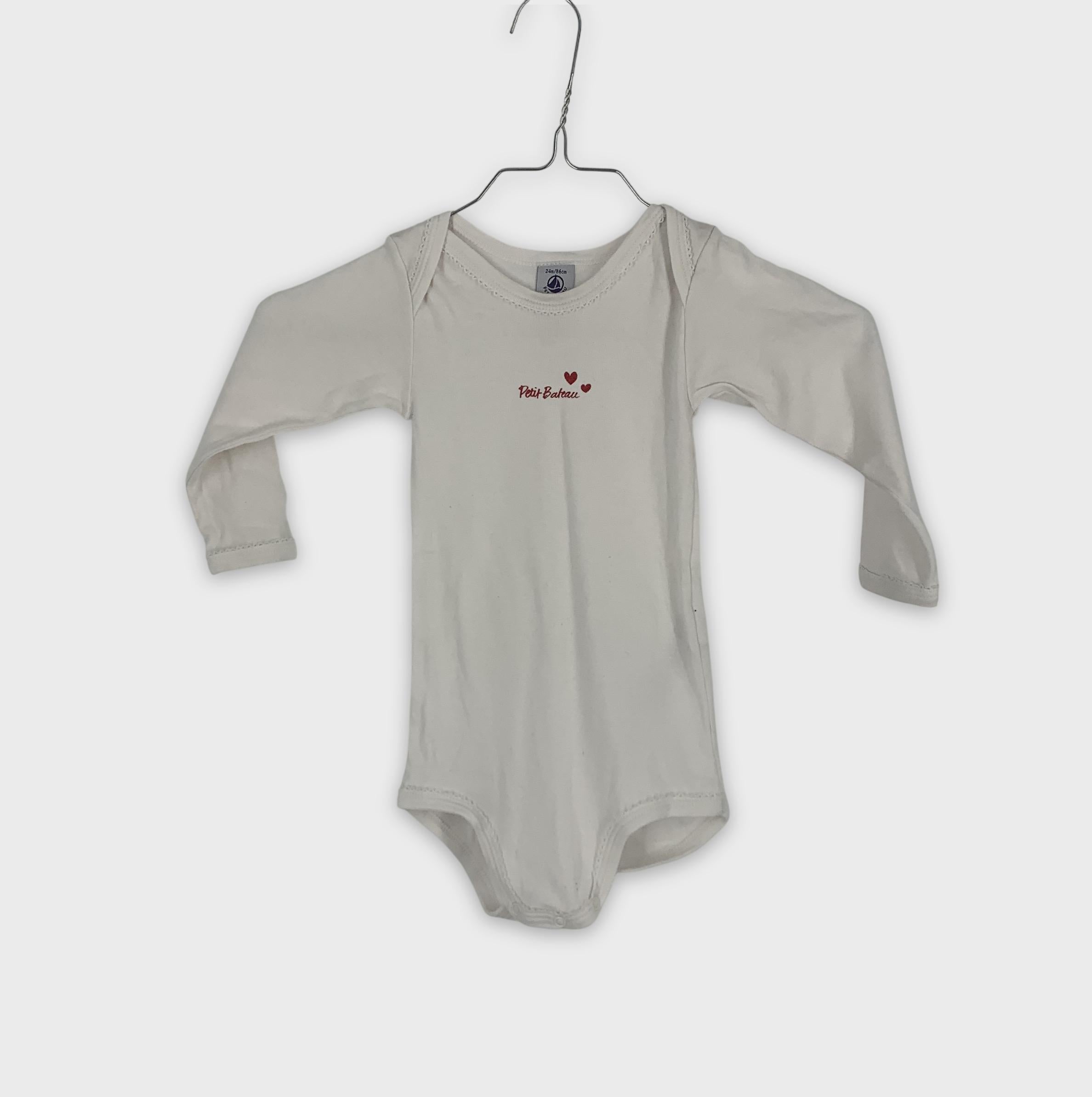 0-Petit Bateau - Body manches longues - 24m/86cm