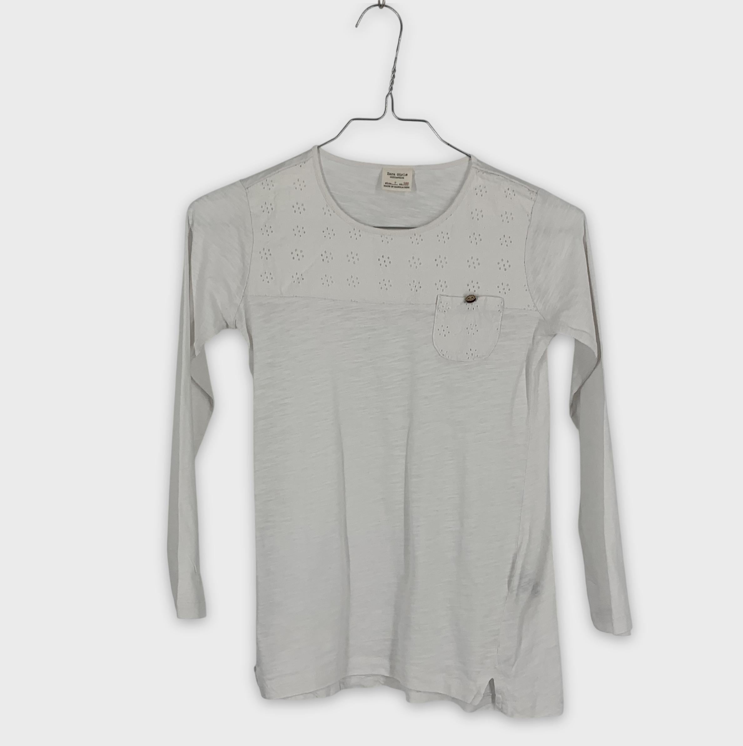 0-Zara - T-shirt manches longues - 7 ans