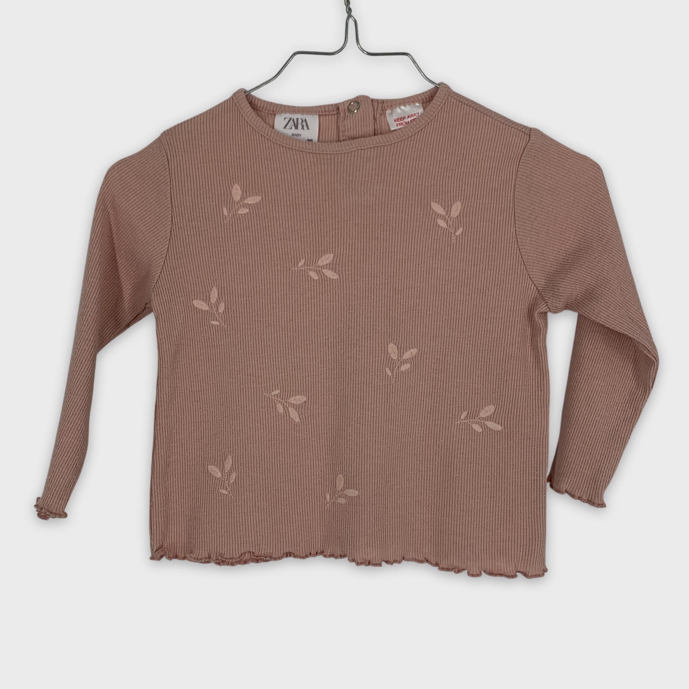 0-Zara - T-shirt manches longues - 86