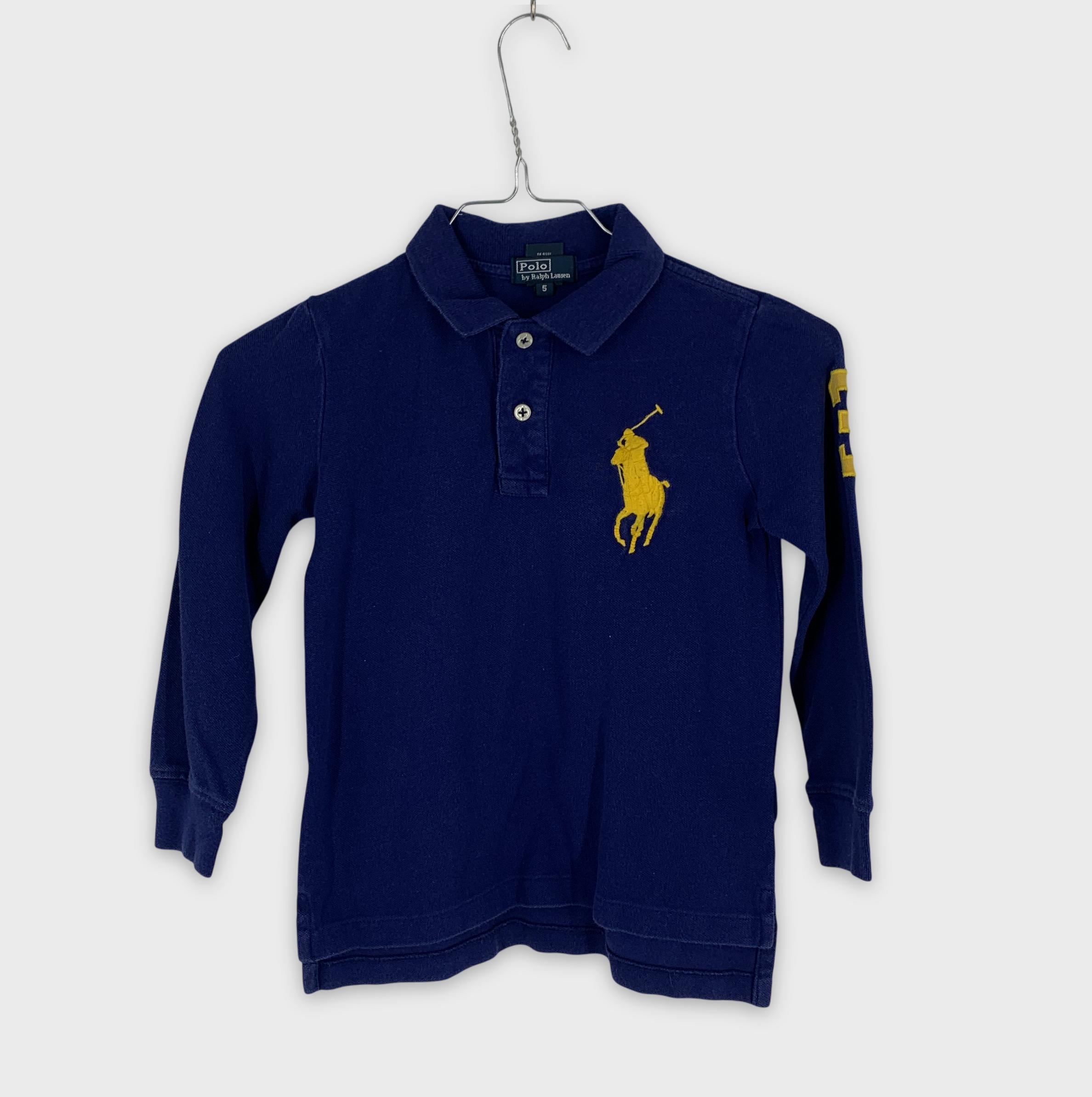 0-Polo Ralph Lauren - Polo manches longues - 5 ans