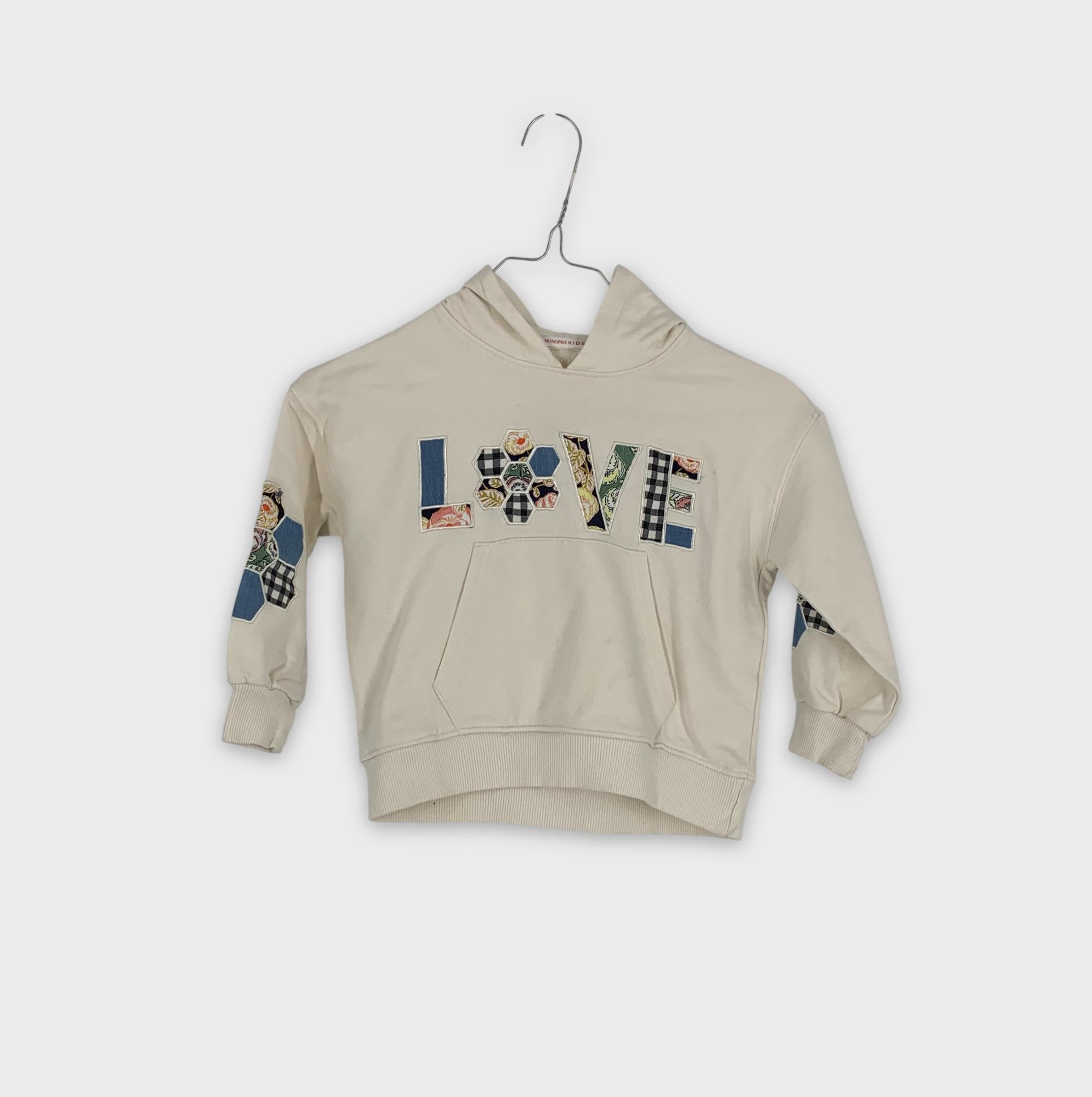 0-Monoprix Kids Bio - Sweat à capuche - 4 ans