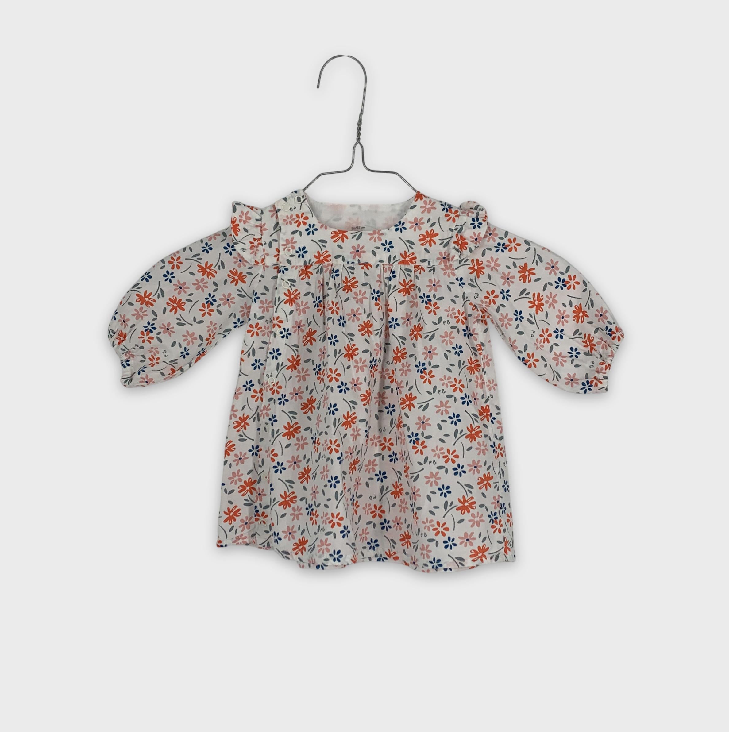 0-Petit Bateau - Robe - 6m