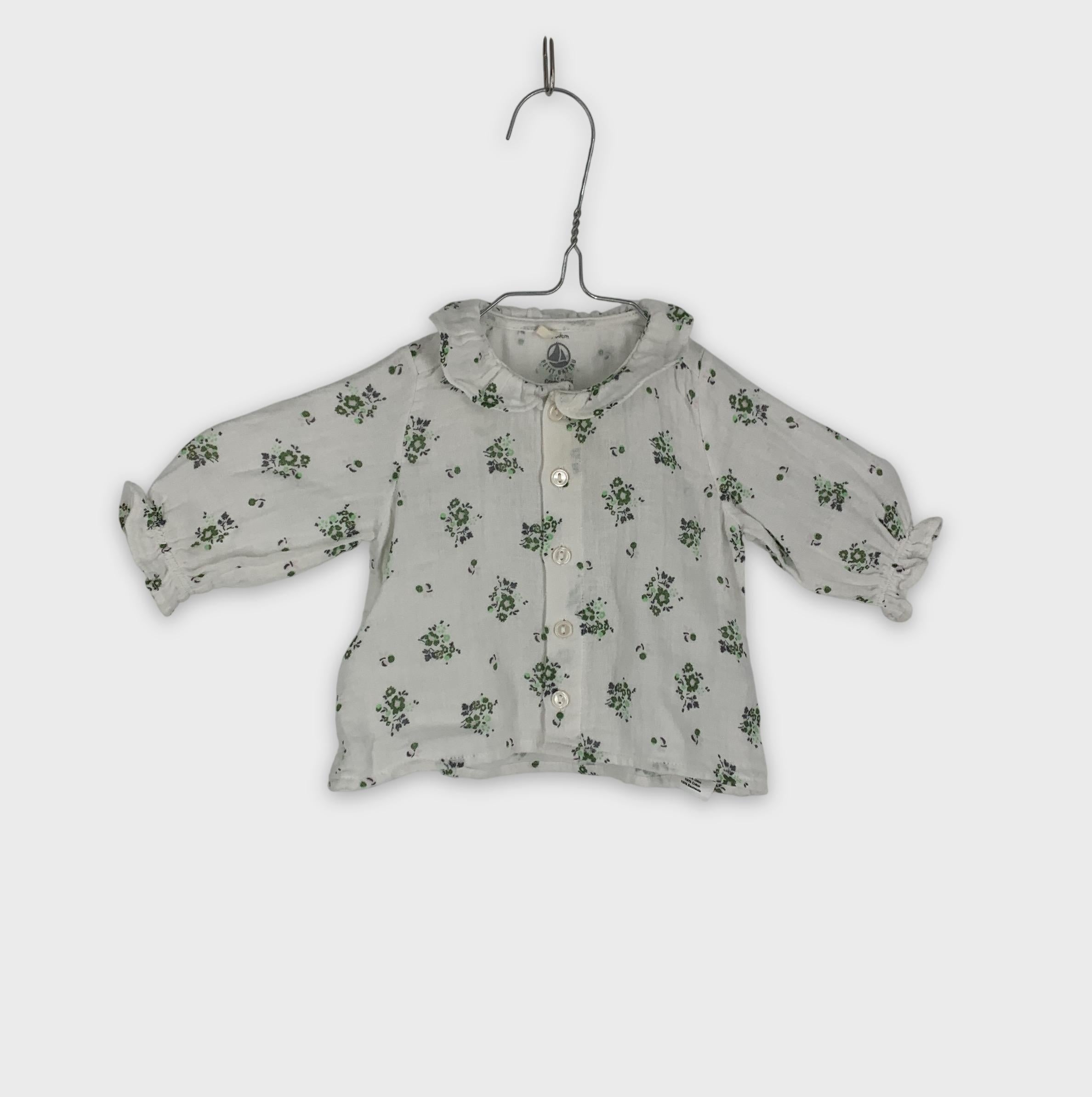 0-Petit Bateau - Chemise - 3M